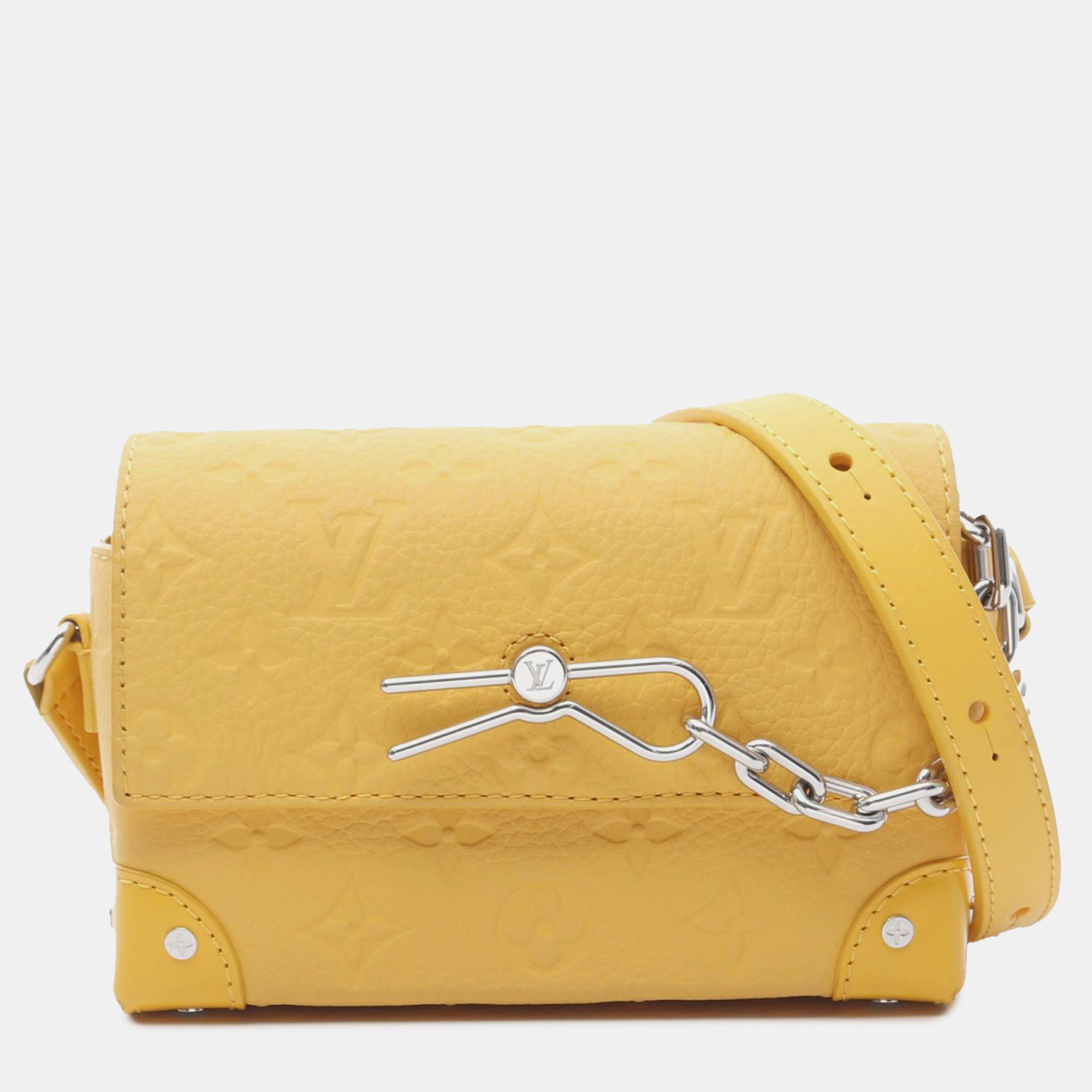 

Louis Vuitton Yellow Monogram Taurillon Steamer Wearable Wallet