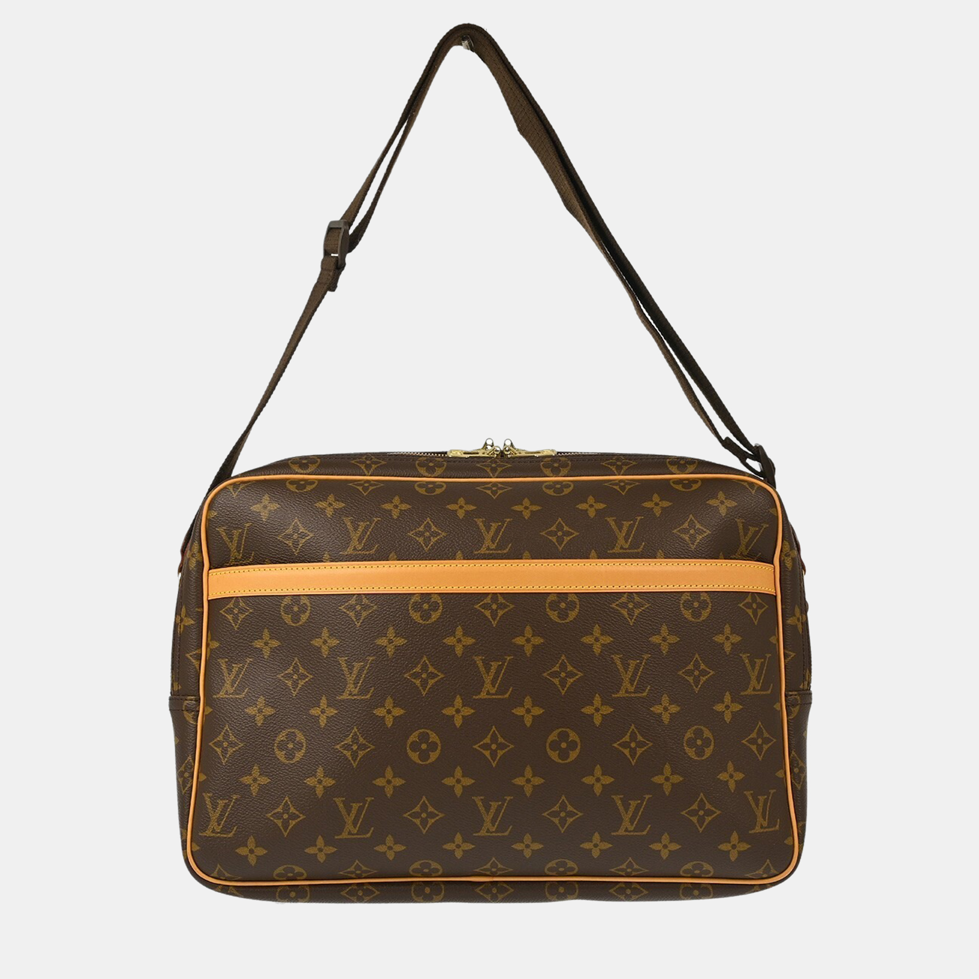 

Louis Vuitton Reporter GM Monogram Canvas Shoulder Bag, Brown
