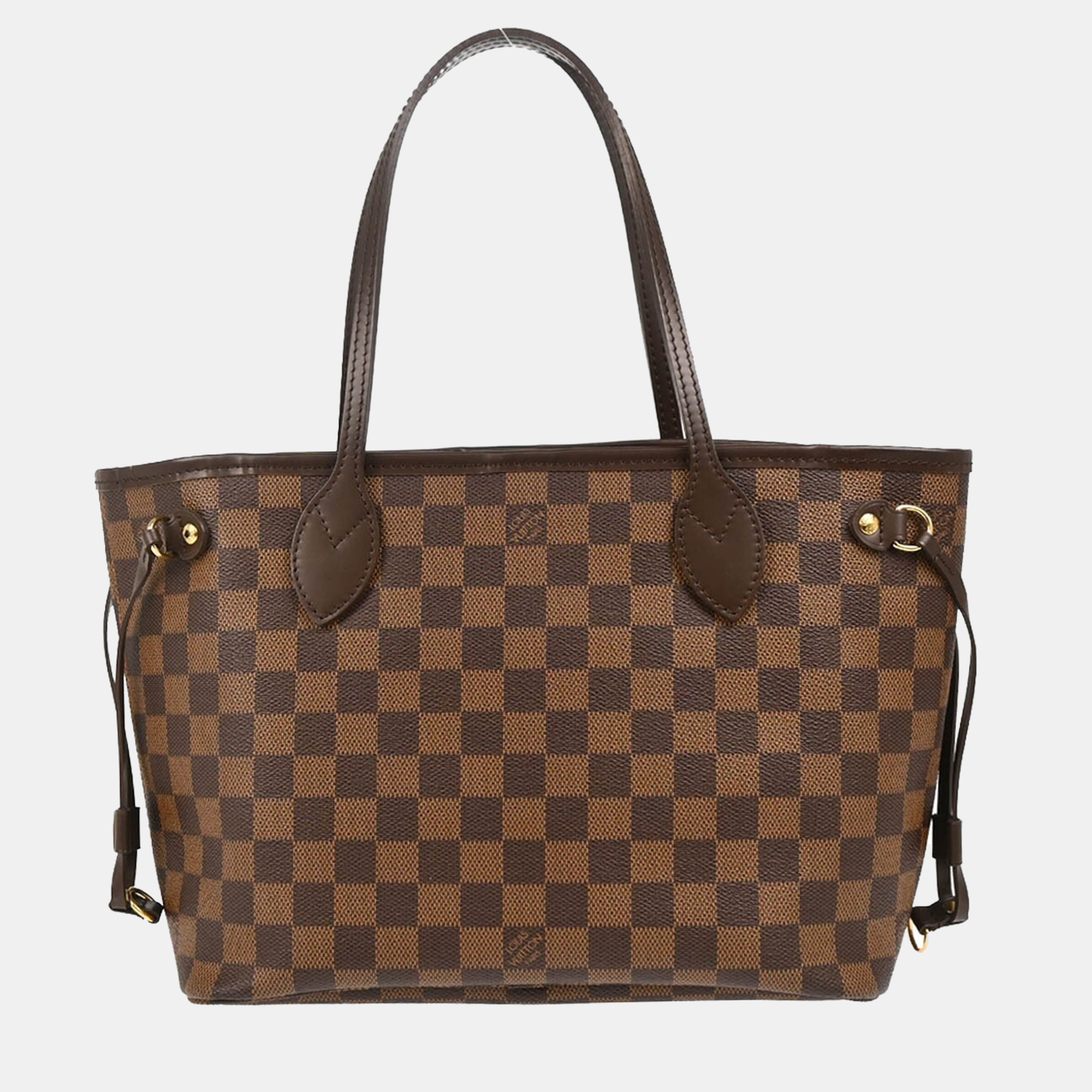 

Louis Vuitton Neverfull PM Damier Ebene Canvas Tote Bag, Brown