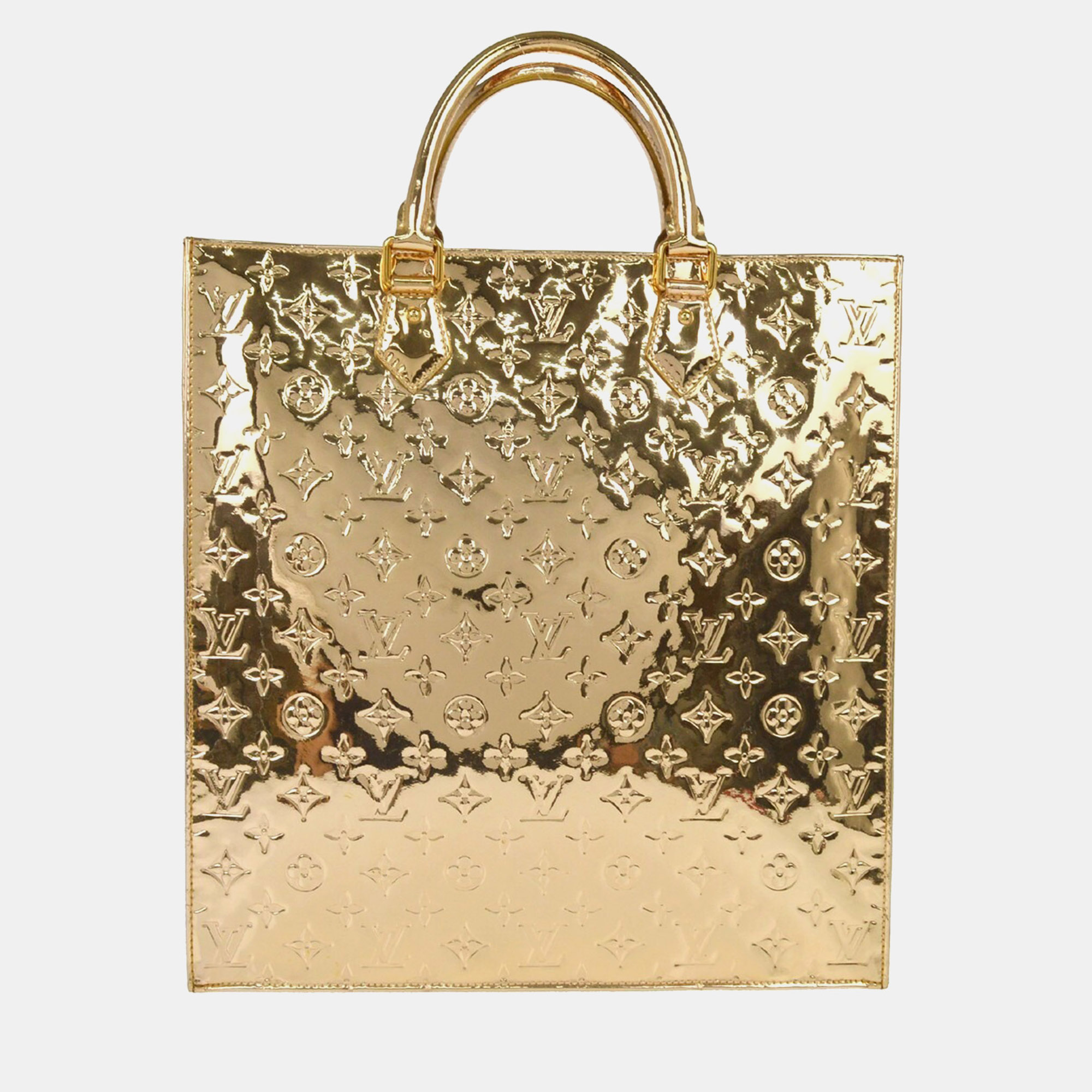 

Louis Vuitton Miroir Sac Plat Gold Monogram Tote Bag