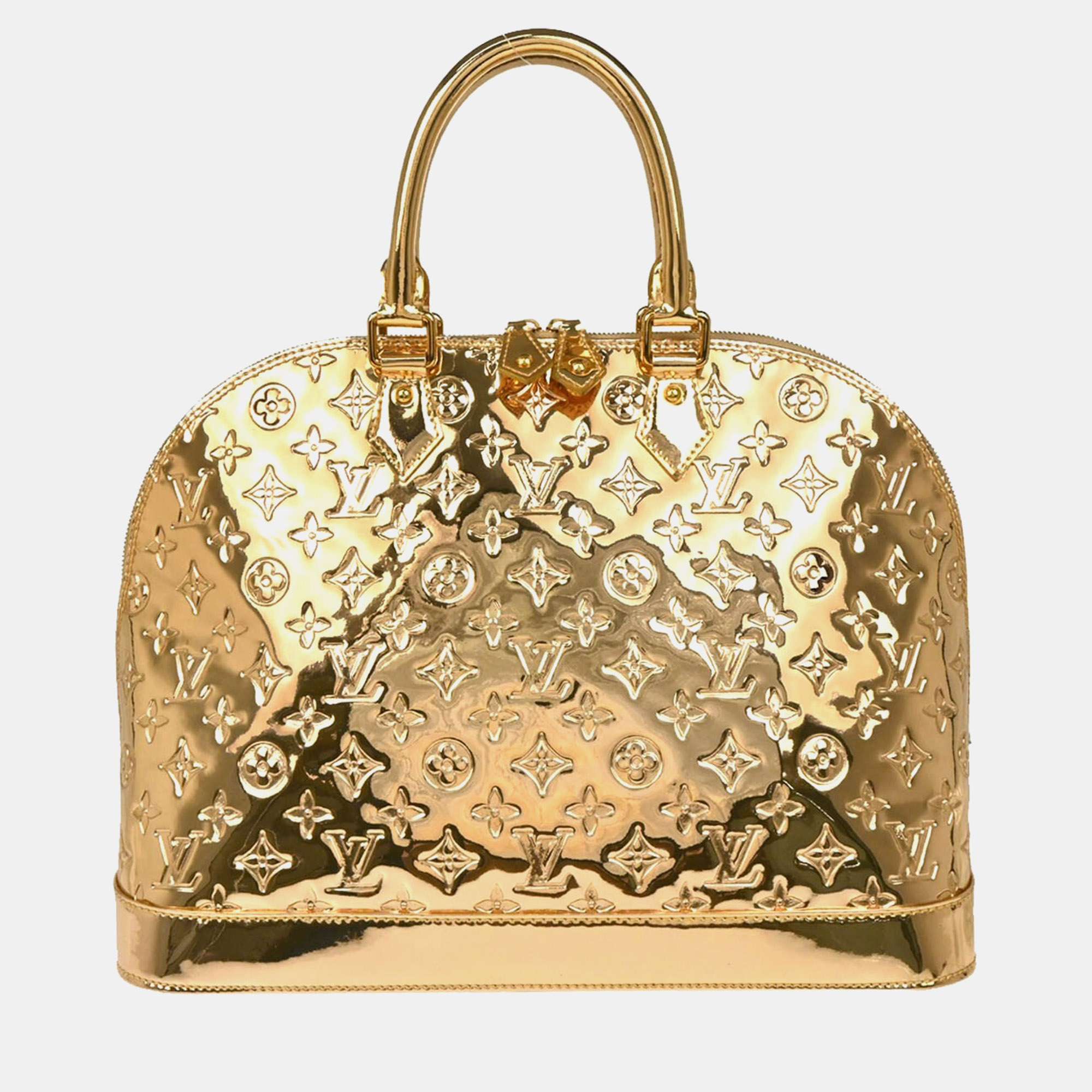 

Louis Vuitton Alma MM Gold Monogram Miroir Handbag