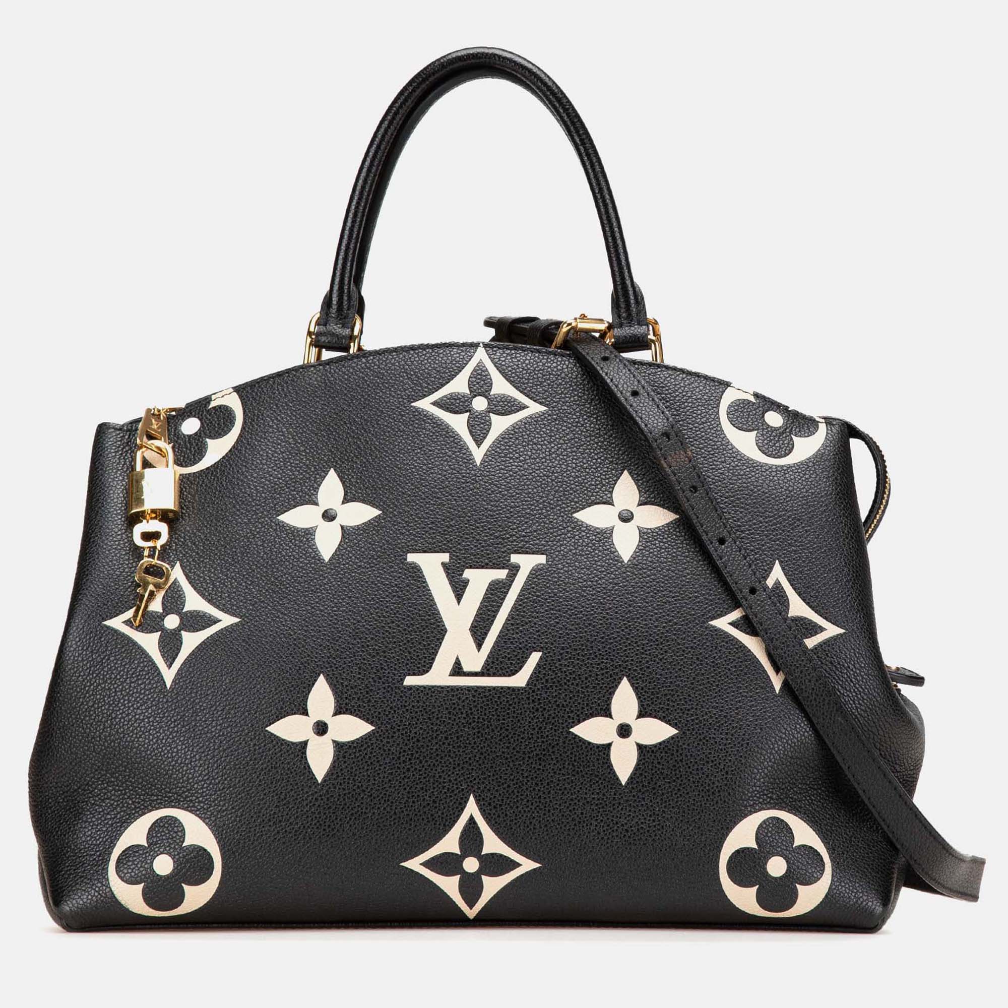 

Louis Vuitton Black Bicolor Monogram Empreinte Giant Petit Palais
