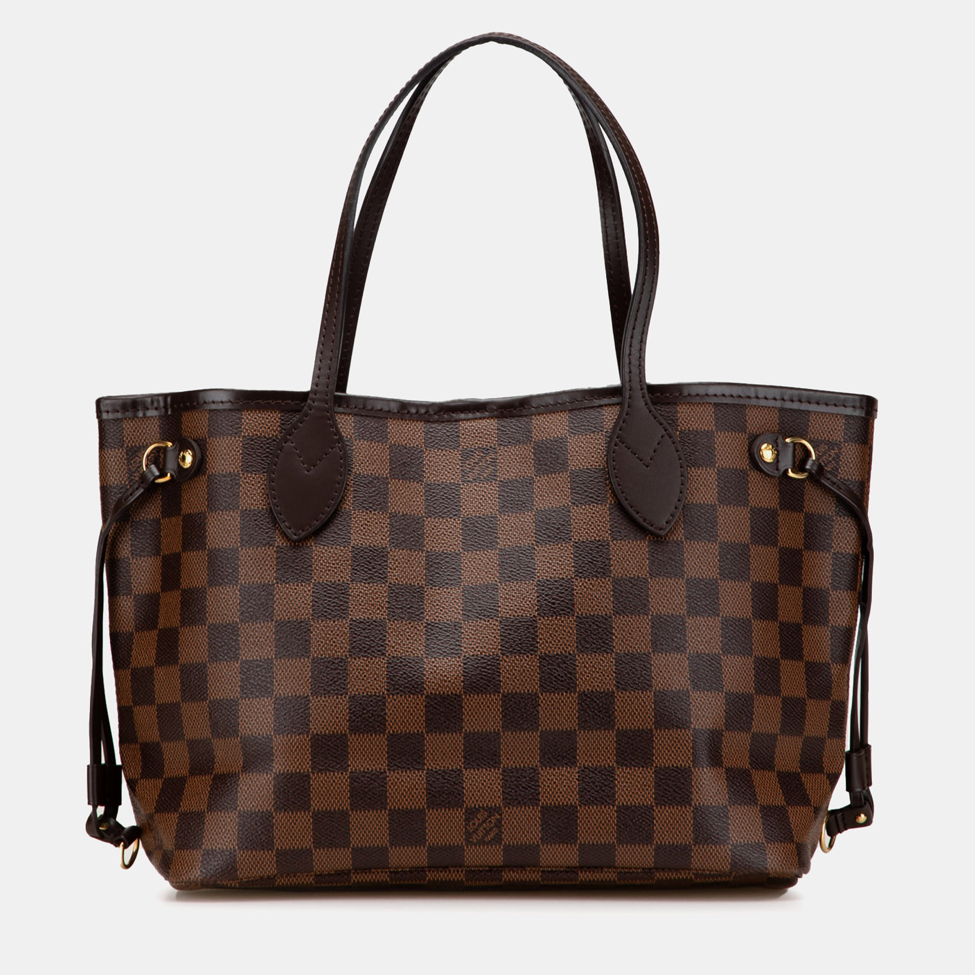 

Louis Vuitton Brown Damier Ebene Neverfull PM