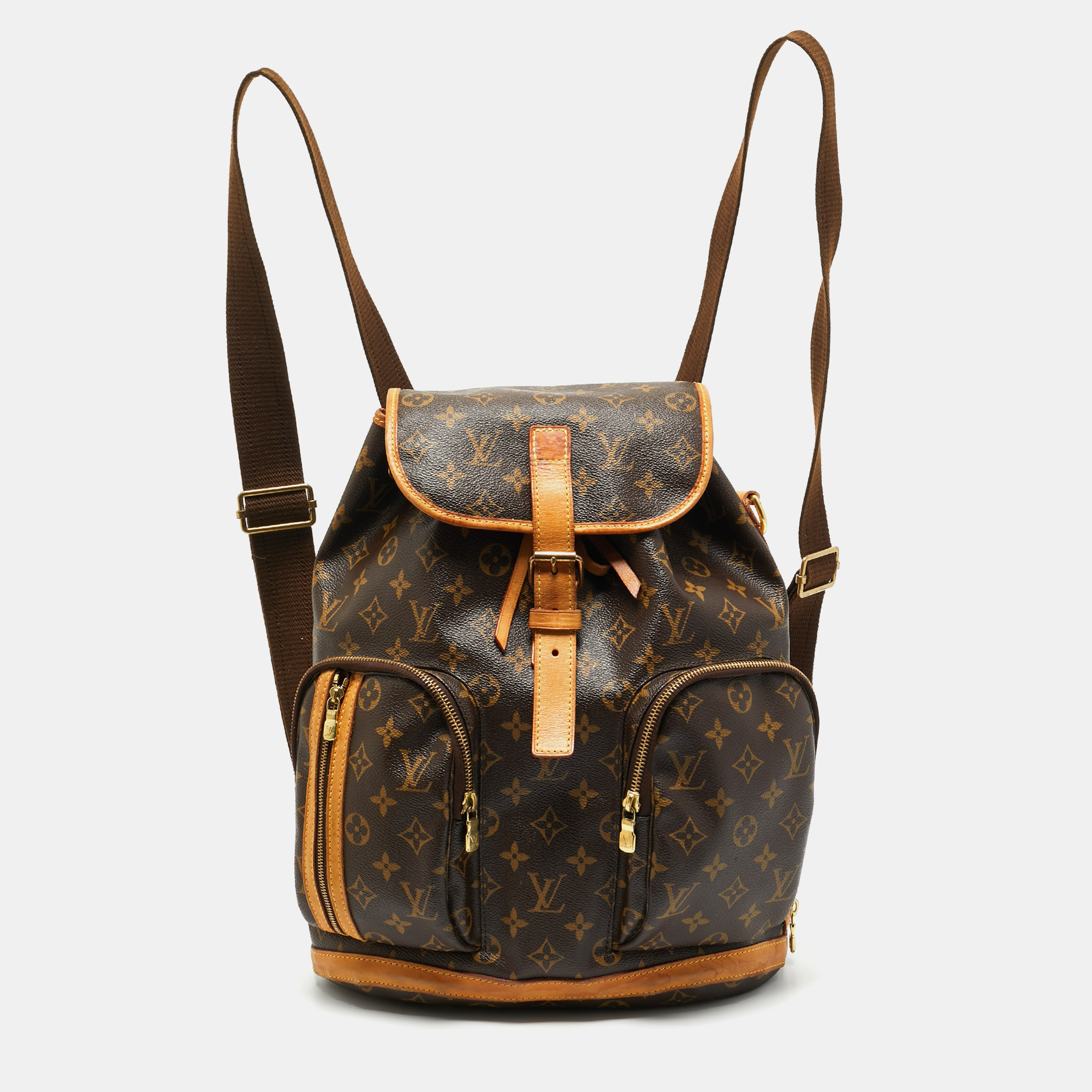 

Louis Vuitton Monogram Canvas Bosphore Backpack, Brown