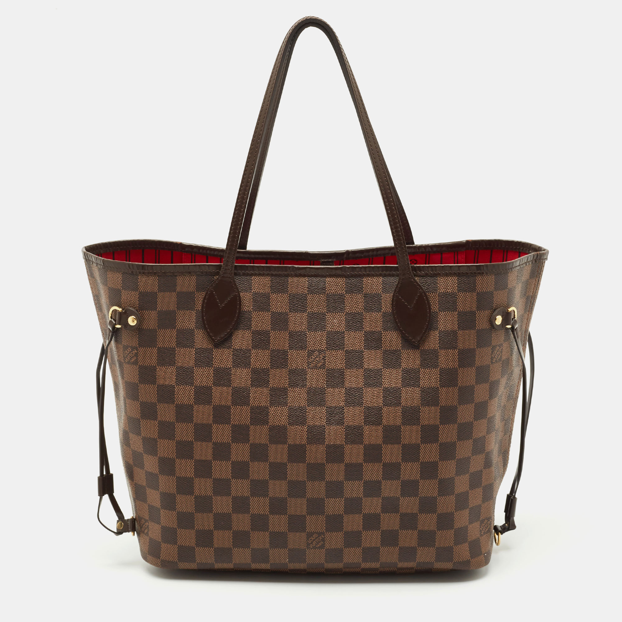 

Louis Vuitton Damier Ebene Canvas Neverfull MM Bag, Brown