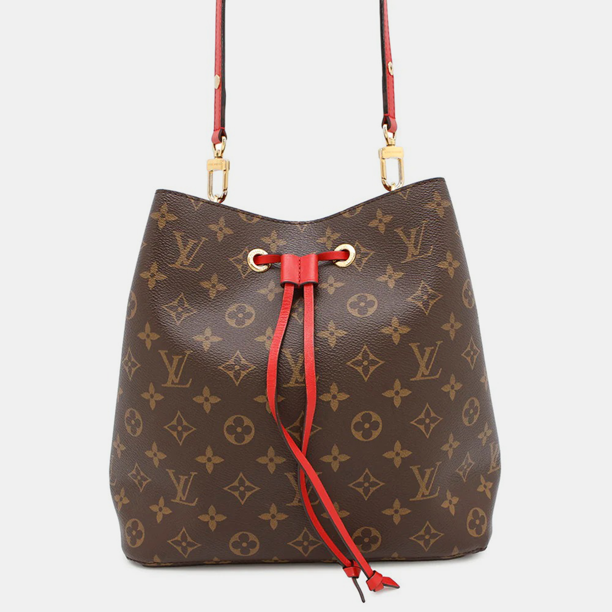 

Louis Vuitton NéoNoé MM Coquelicot Monogram Canvas Bag, Brown