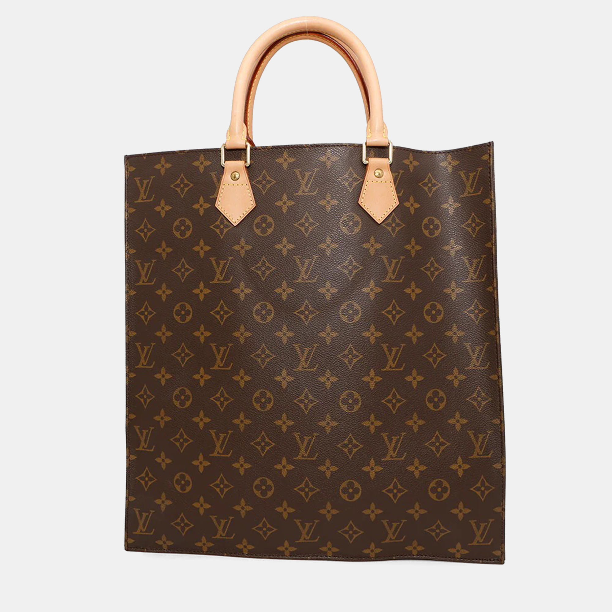

Louis Vuitton Sac Plat Brown Monogram Canvas Bag