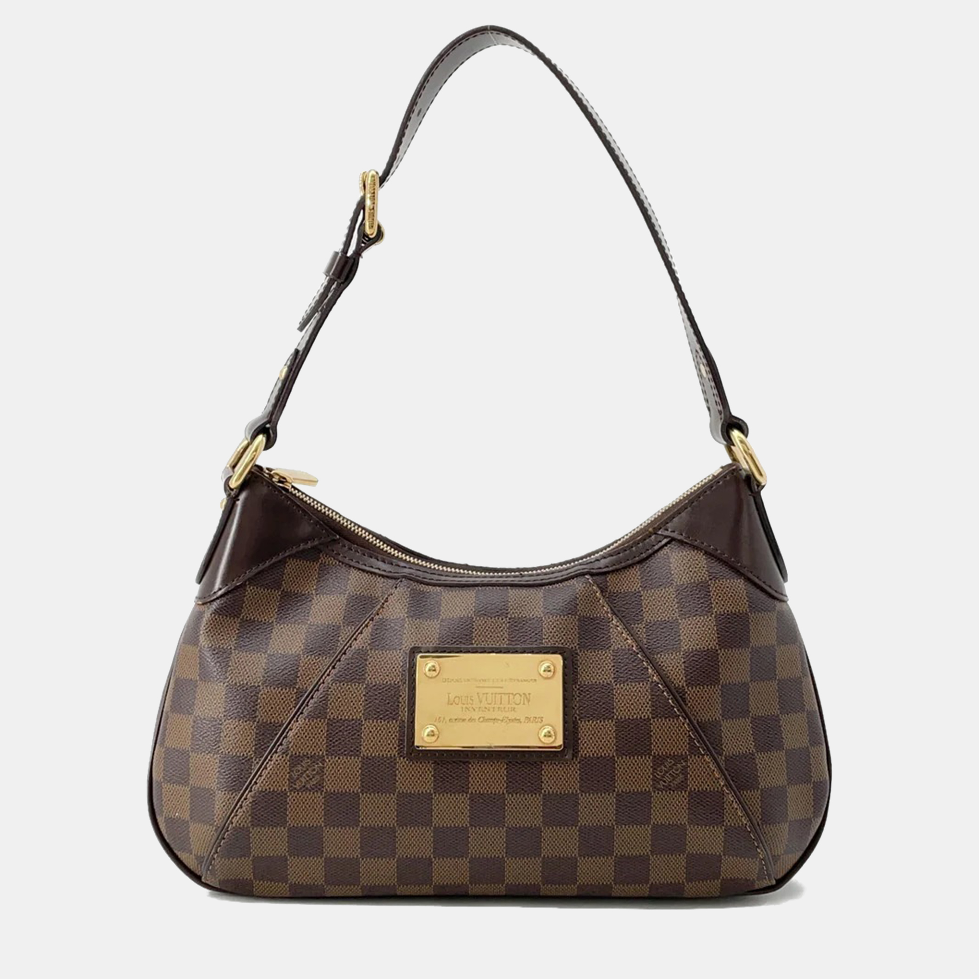

Louis Vuitton Thames PM Red Damier Ebene Canvas Shoulder Bag