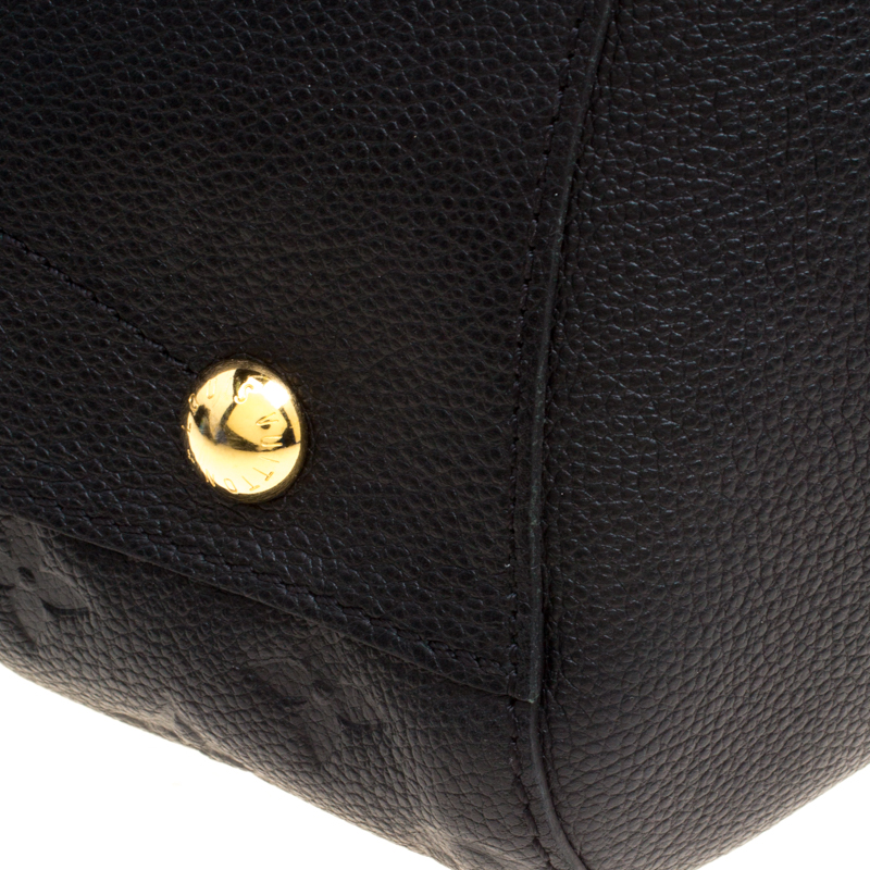 Louis Vuitton Montaigne GM Black Leather ref.35877 - Joli Closet