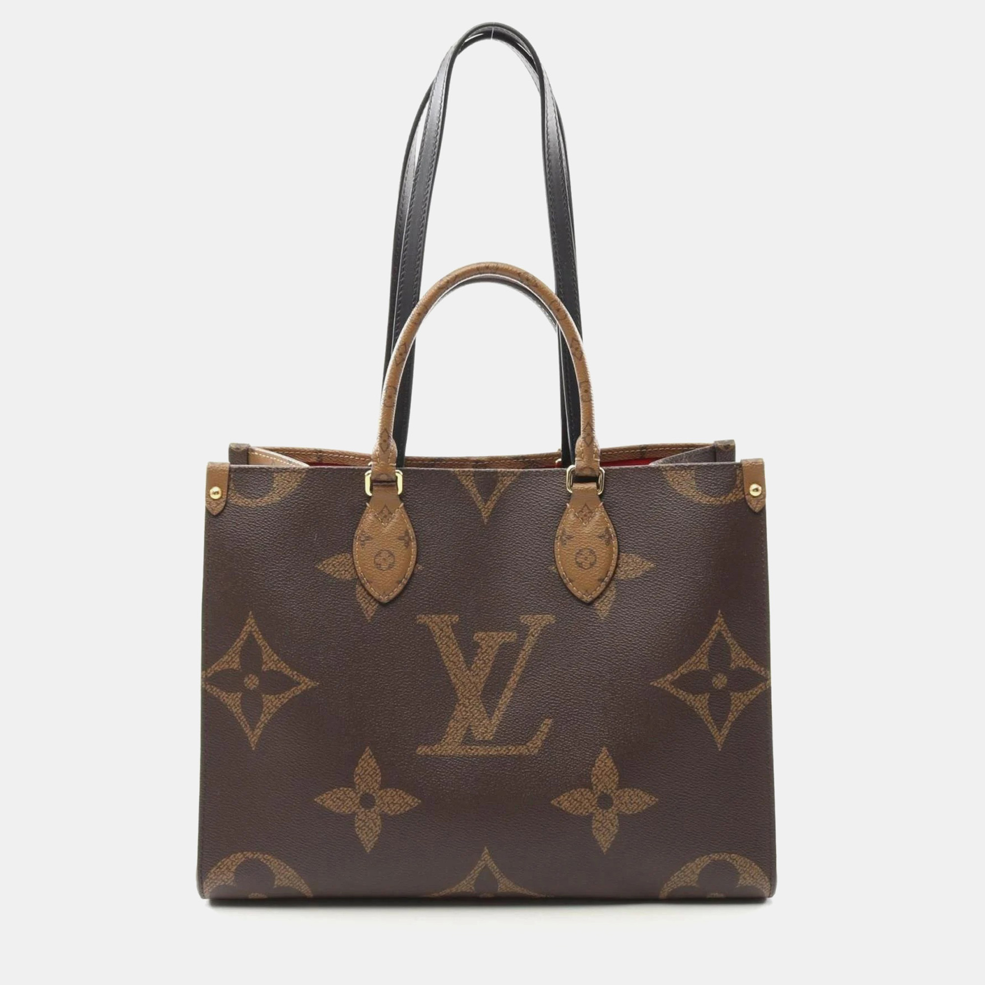 

Louis Vuitton OnTheGo MM Brown/Beige Monogram Giant Canvas Tote Bag