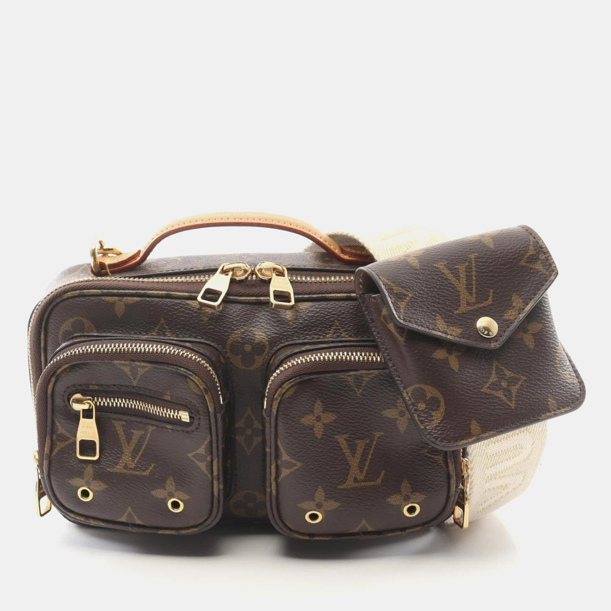 

Louis Vuitton Utility Brown Monogram Canvas Crossbody Bag