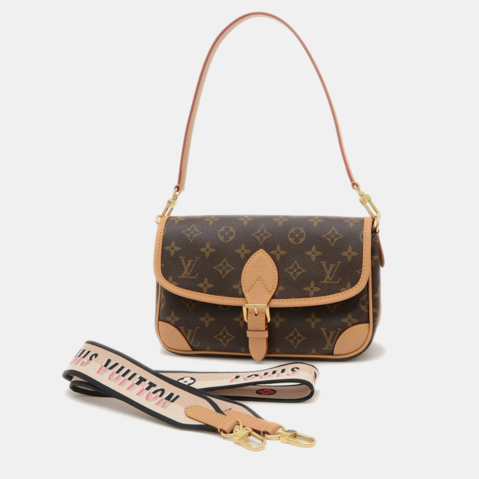 

Louis Vuitton Diane PM Brown Monogram Canvas Shoulder Bag