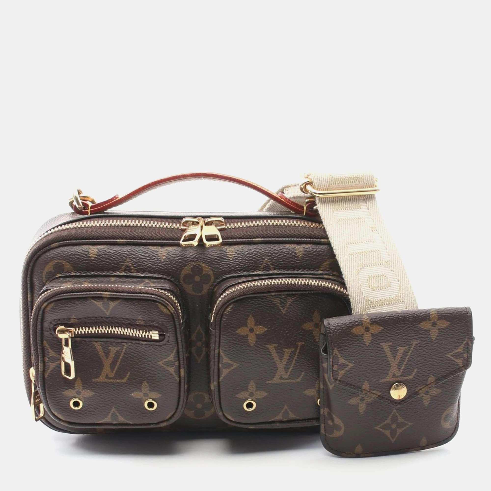 

Louis Vuitton Utility Brown Monogram Canvas Crossbody Bag
