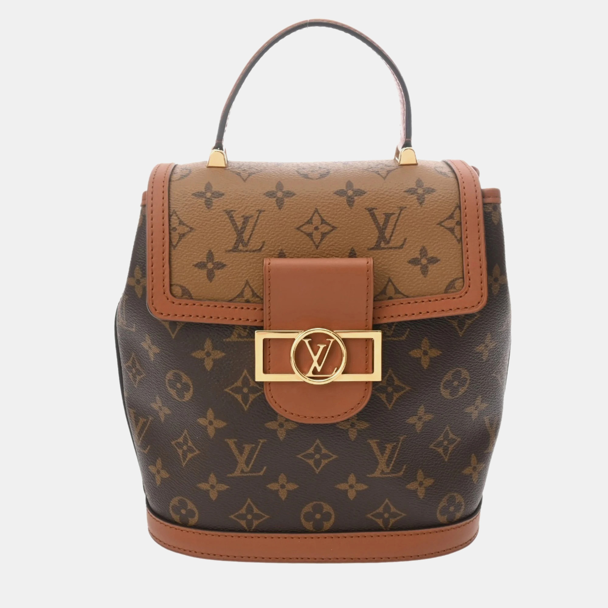 

Louis Vuitton Dauphine Brown Monogram Reverse Canvas Backpack