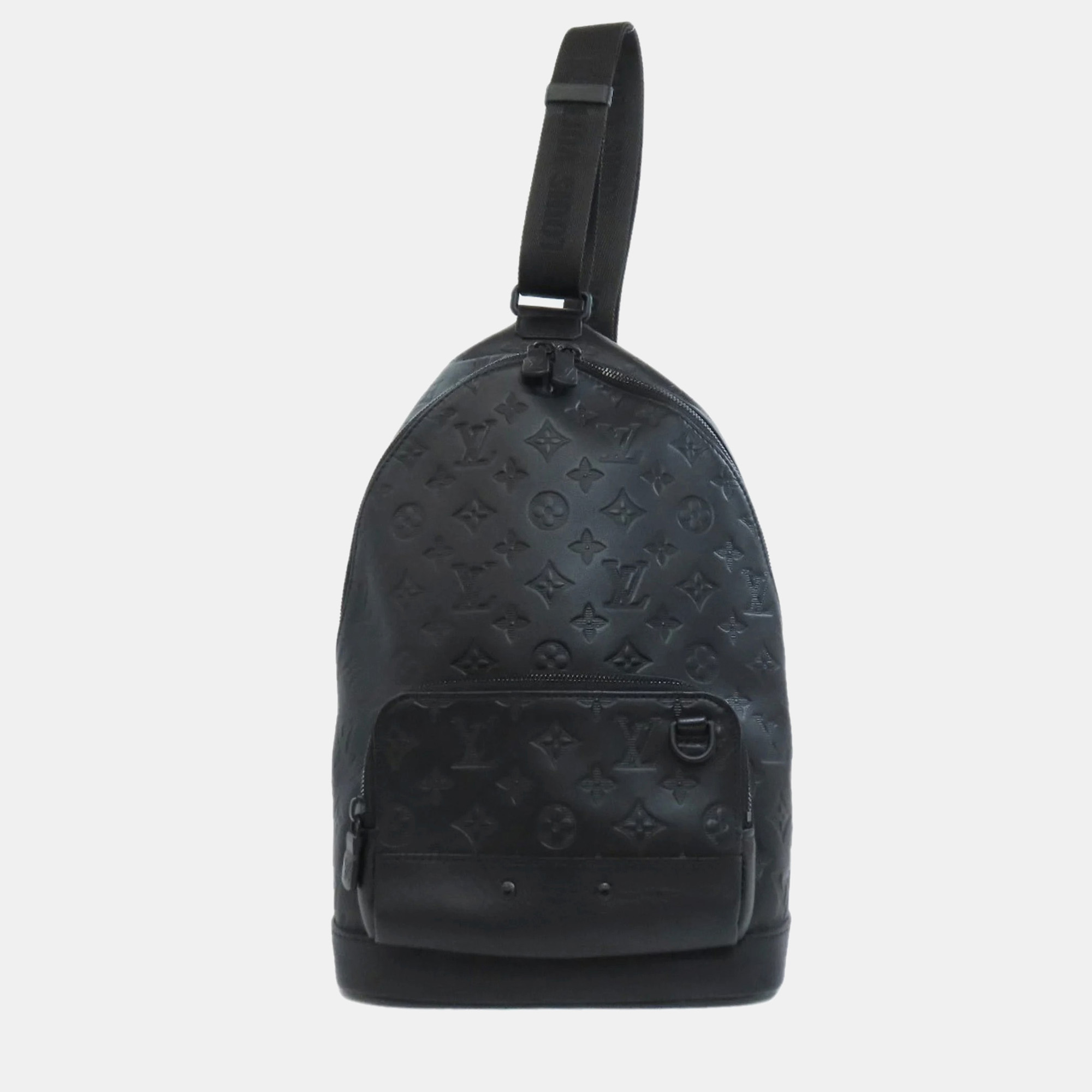 

Louis Vuitton Racer Black Monogram Shadow Leather Sling Bag