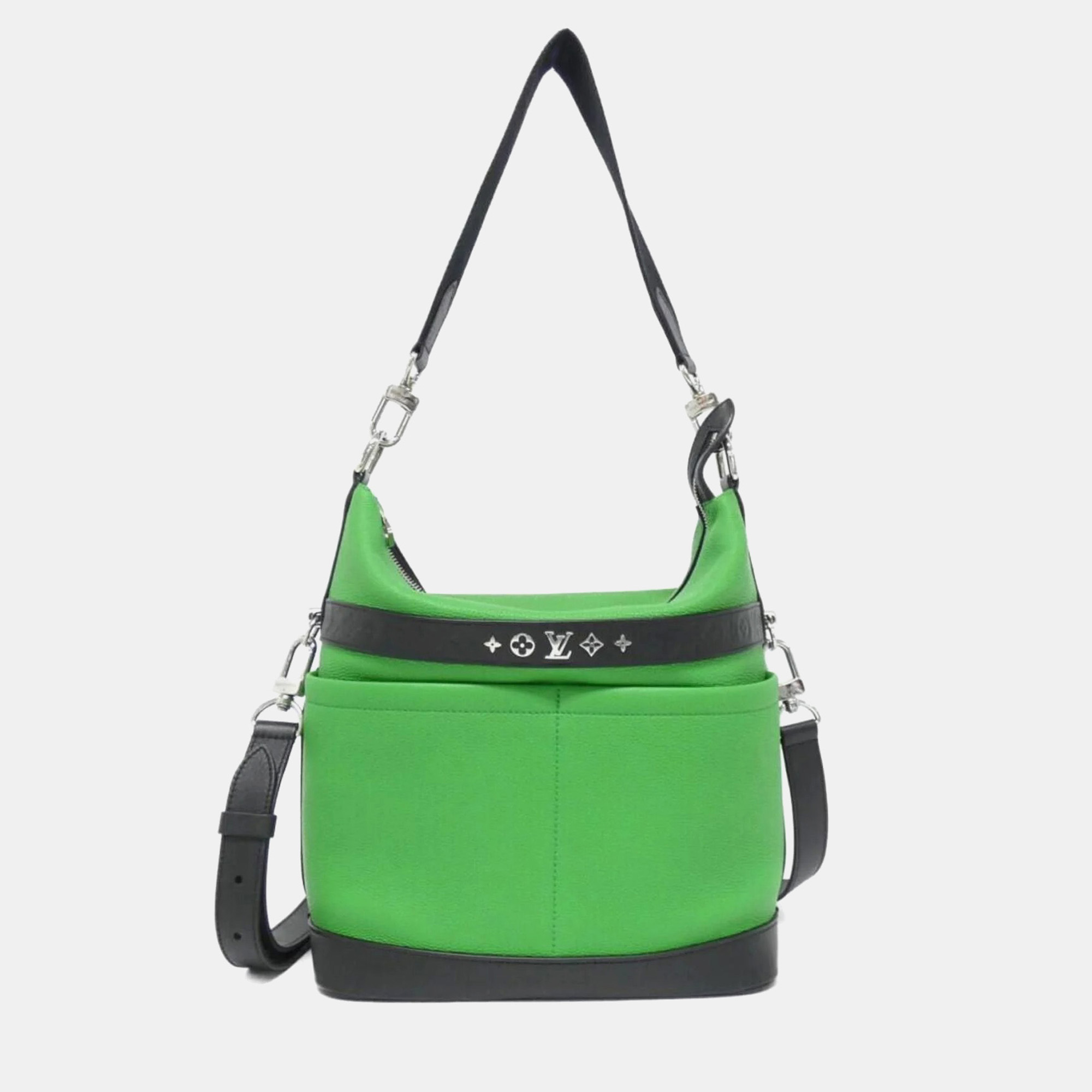

Louis Vuitton Cruiser Green Leather Shoulder Bag