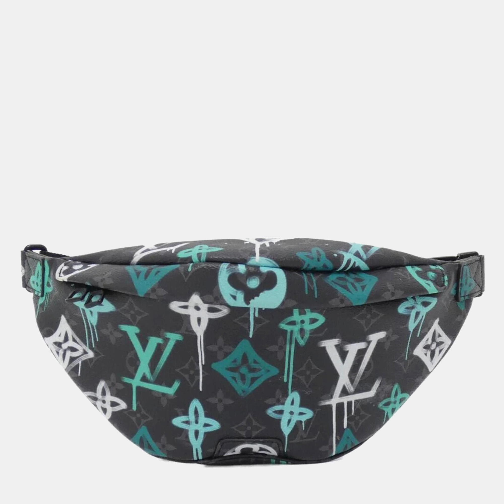 

Louis Vuitton Discovery PM Monogram Eclipse Canvas Bum Bag, Black