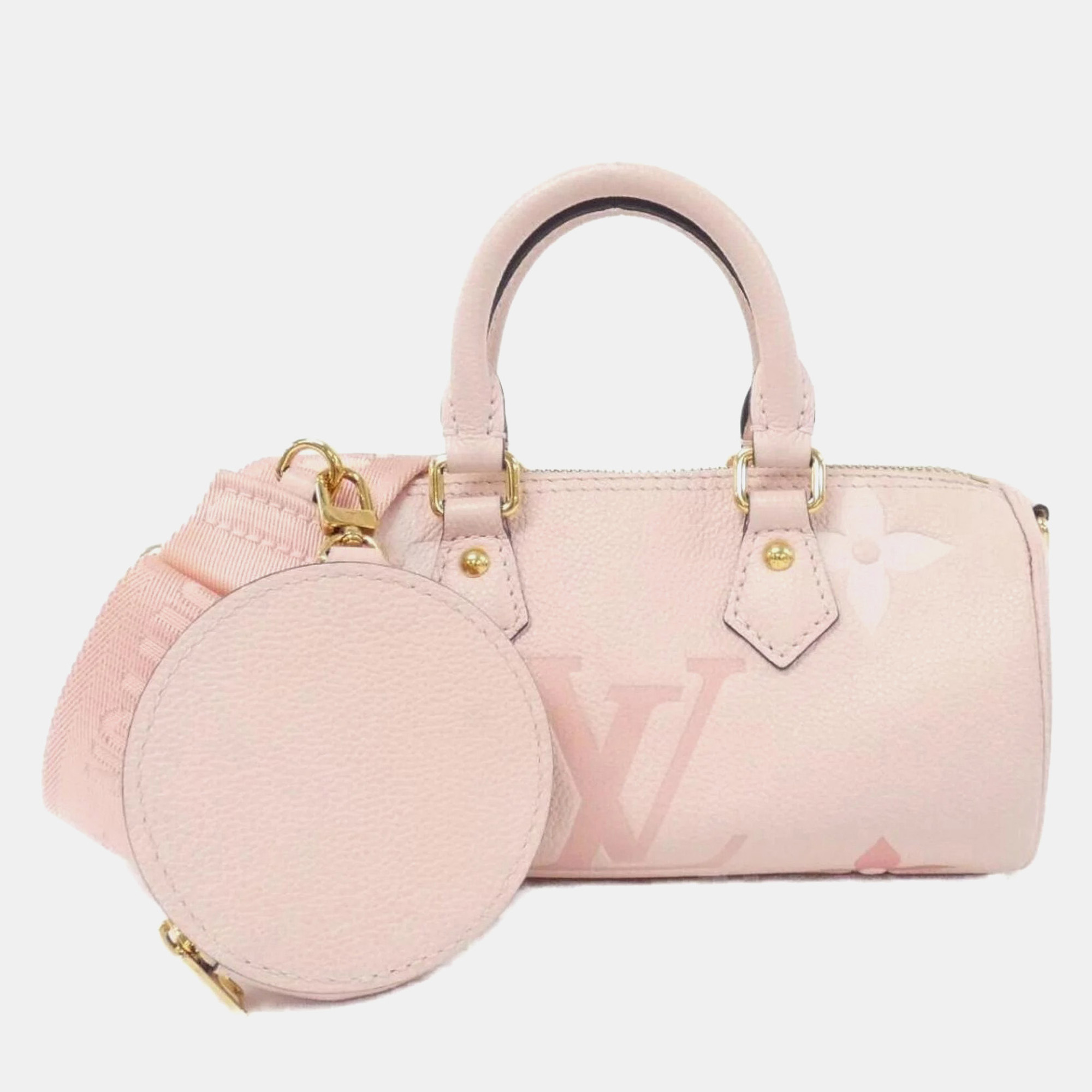 

Louis Vuitton Papillon By the Pool BB Rose Monogram Leather Shoulder Bag, Pink