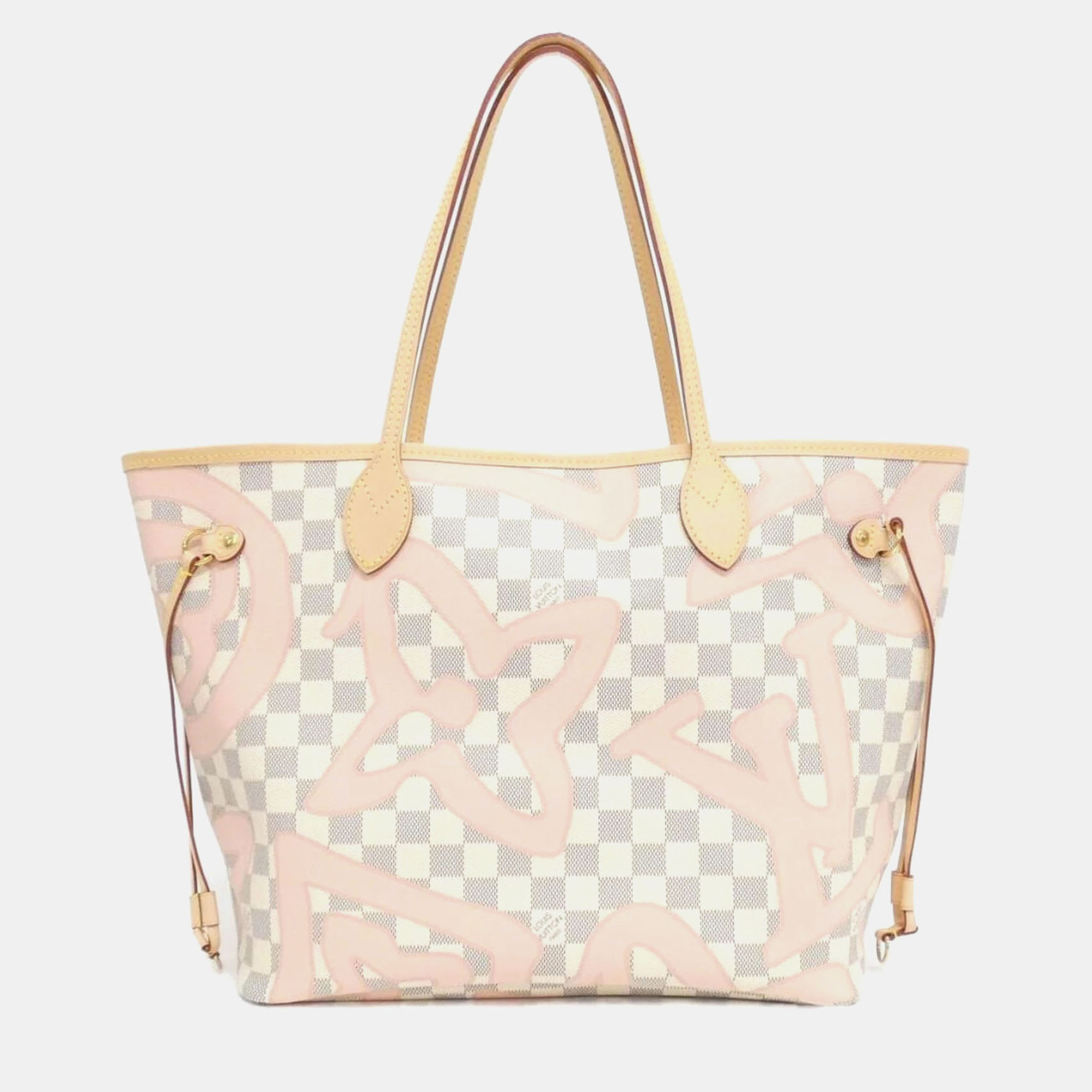 

Louis Vuitton Damier Azur (Taisienne) Neverfull Mm Handbag, Beige