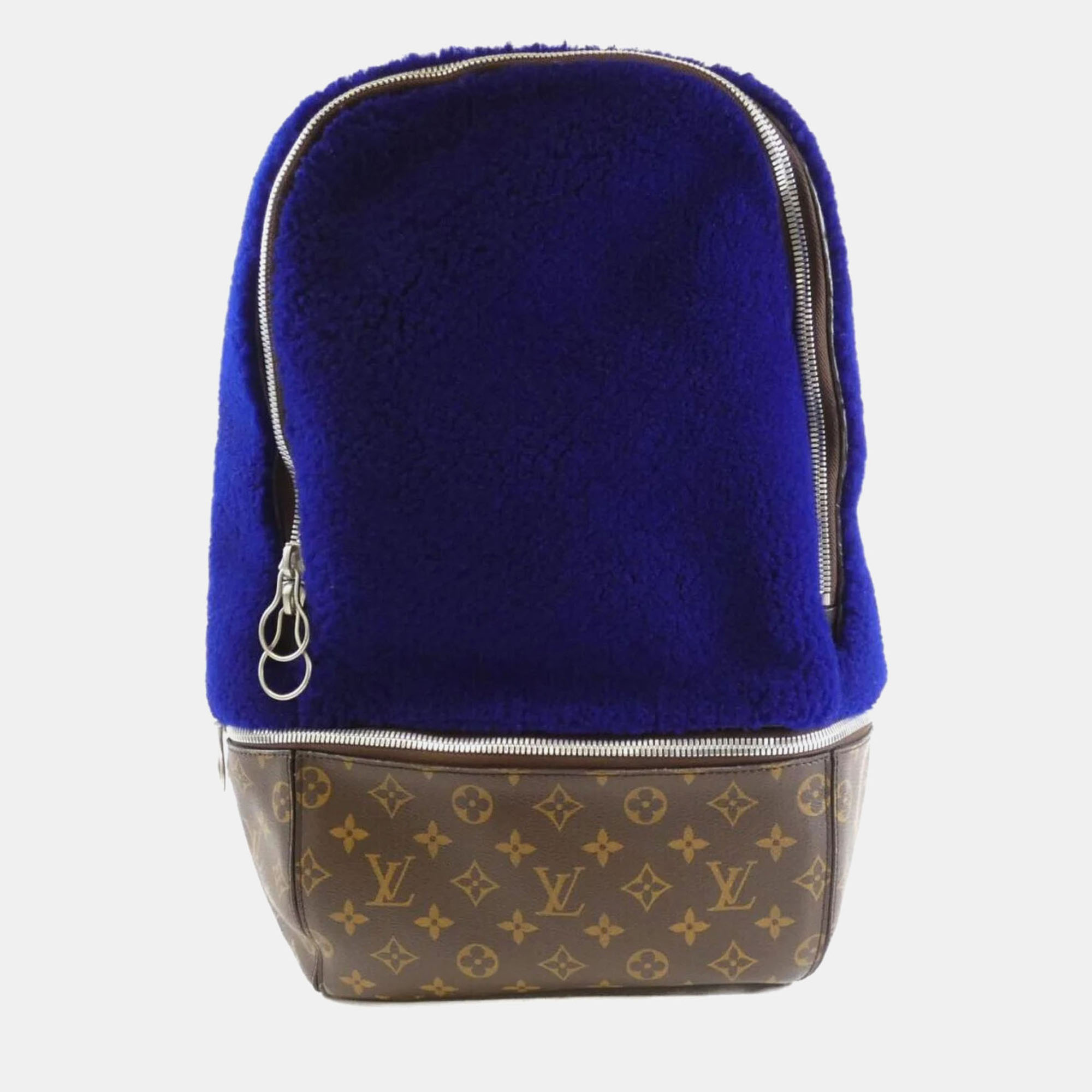 

Louis Vuitton Monogram (Iconoclast) Fleece Pack Backpack, Blue