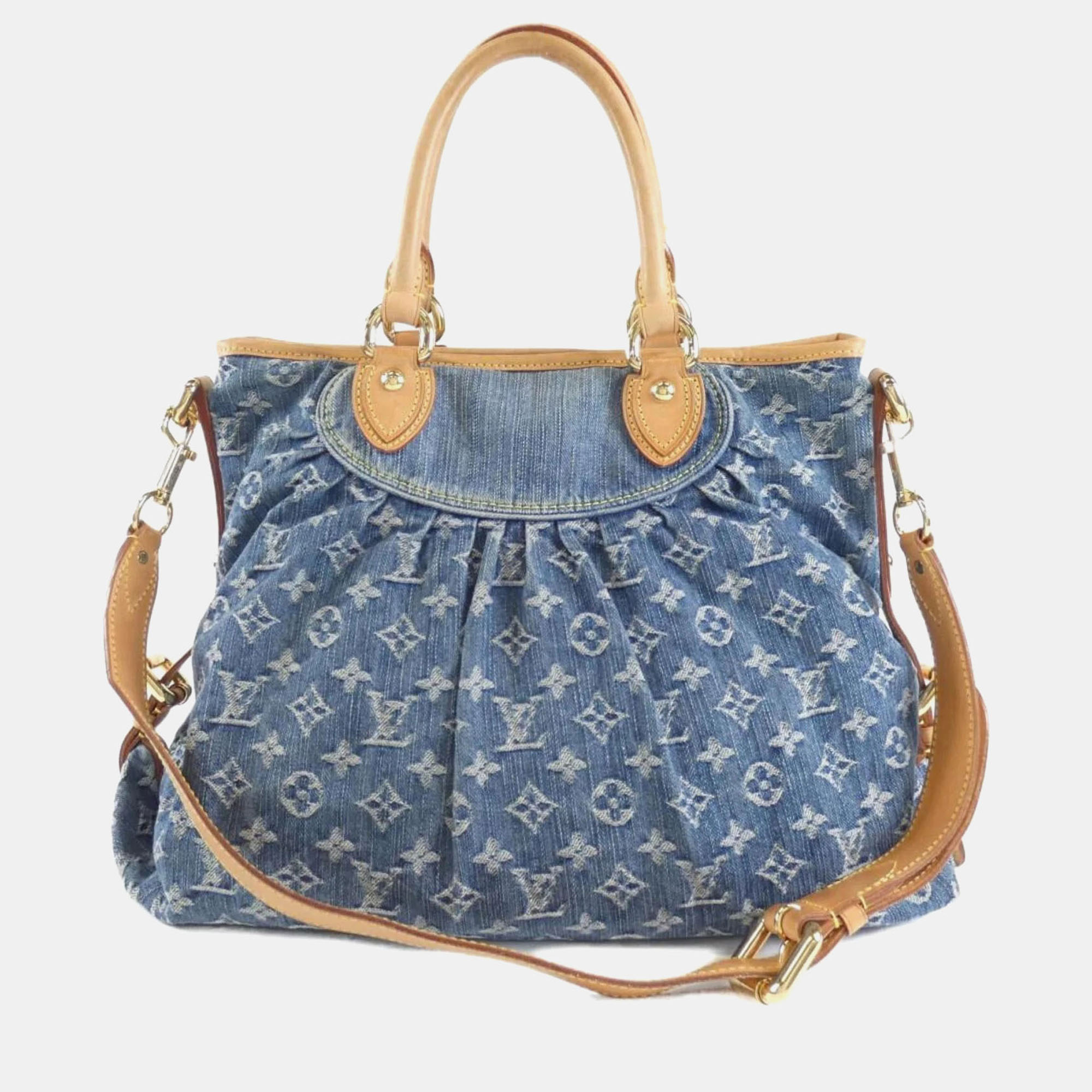 

Louis Vuitton Neo Cabby GM Monogram Denim Bag, Blue
