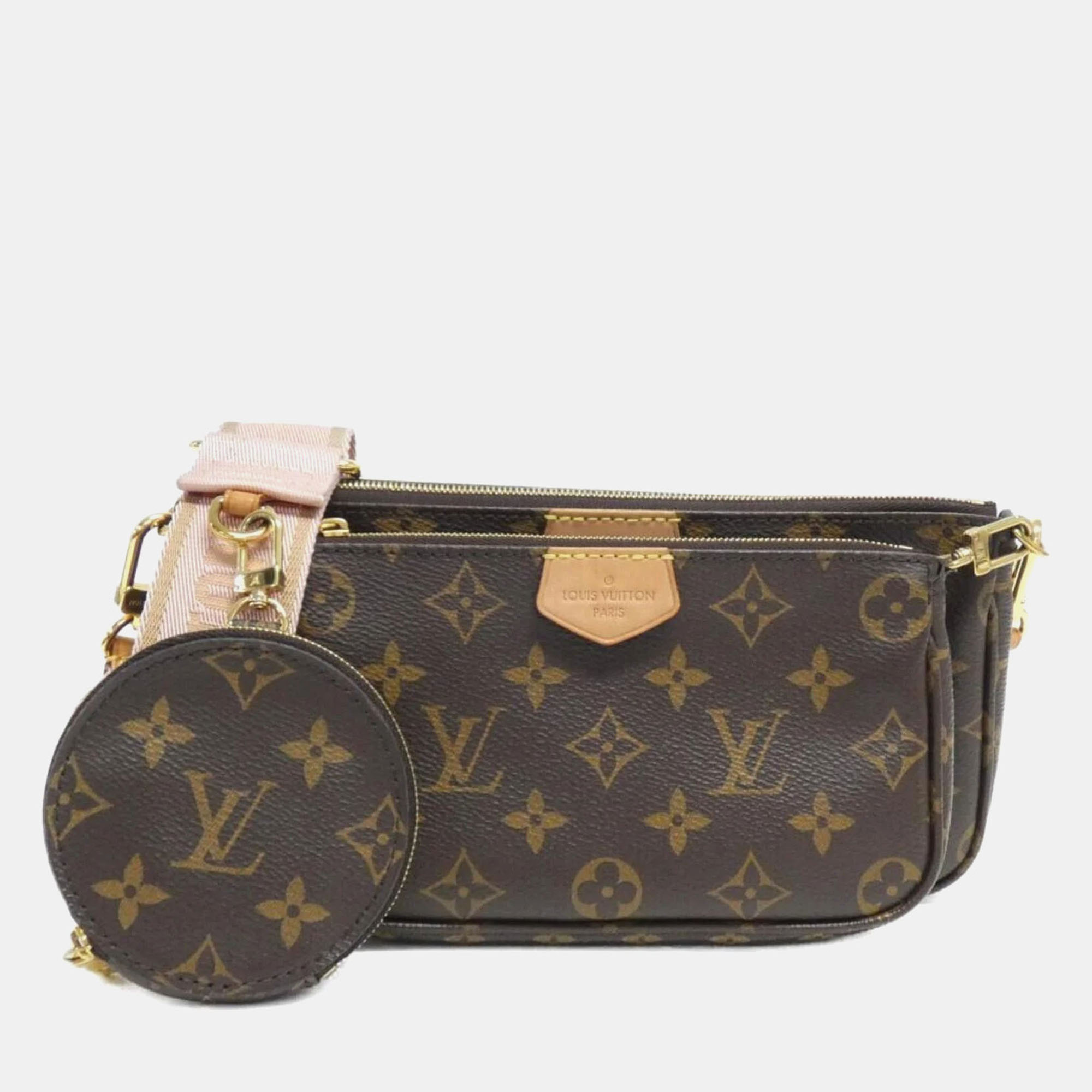 

Louis Vuitton Multi Pochette Accessoires Monogram Shoulder Bag, Brown