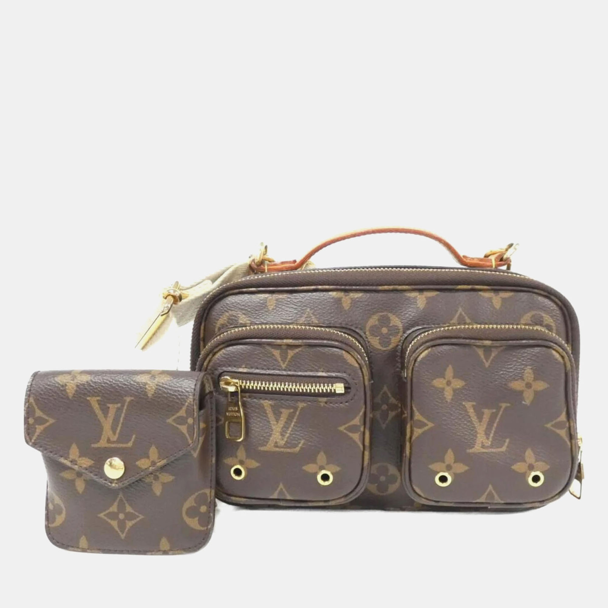

Louis Vuitton Utility Brown Monogram Canvas Crossbody Bag