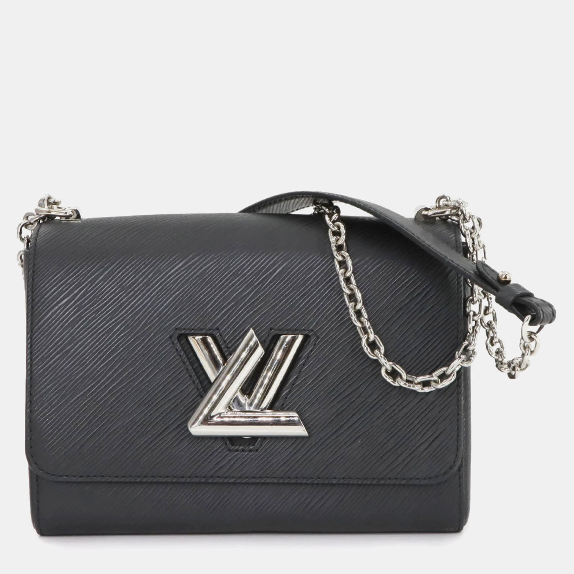 

Louis Vuitton Twist MM Noir Epi Leather Shoulder Bag, Black