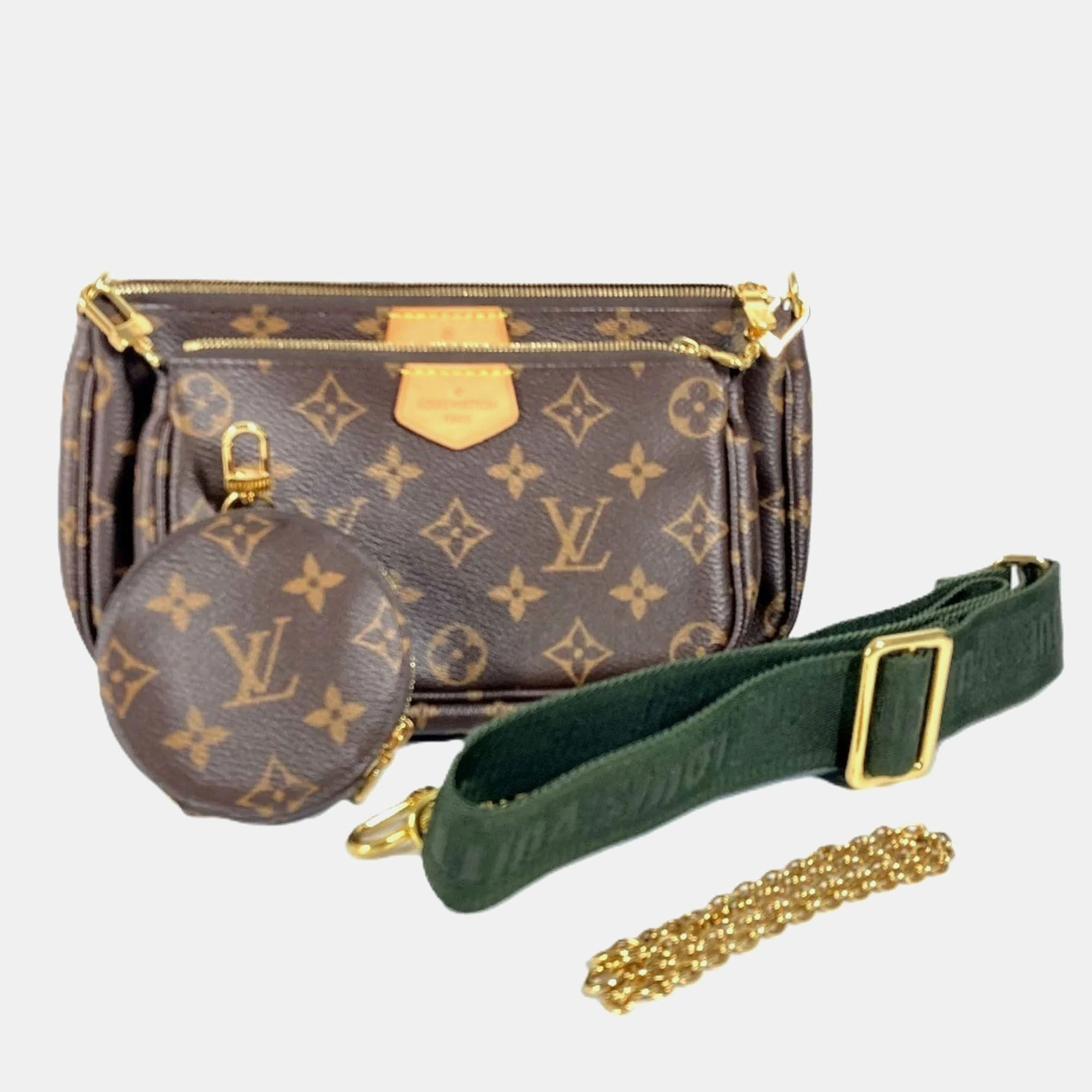 

Louis Vuitton Multi Pochette Accessoires Monogram Canvas Crossbody Bag, Brown