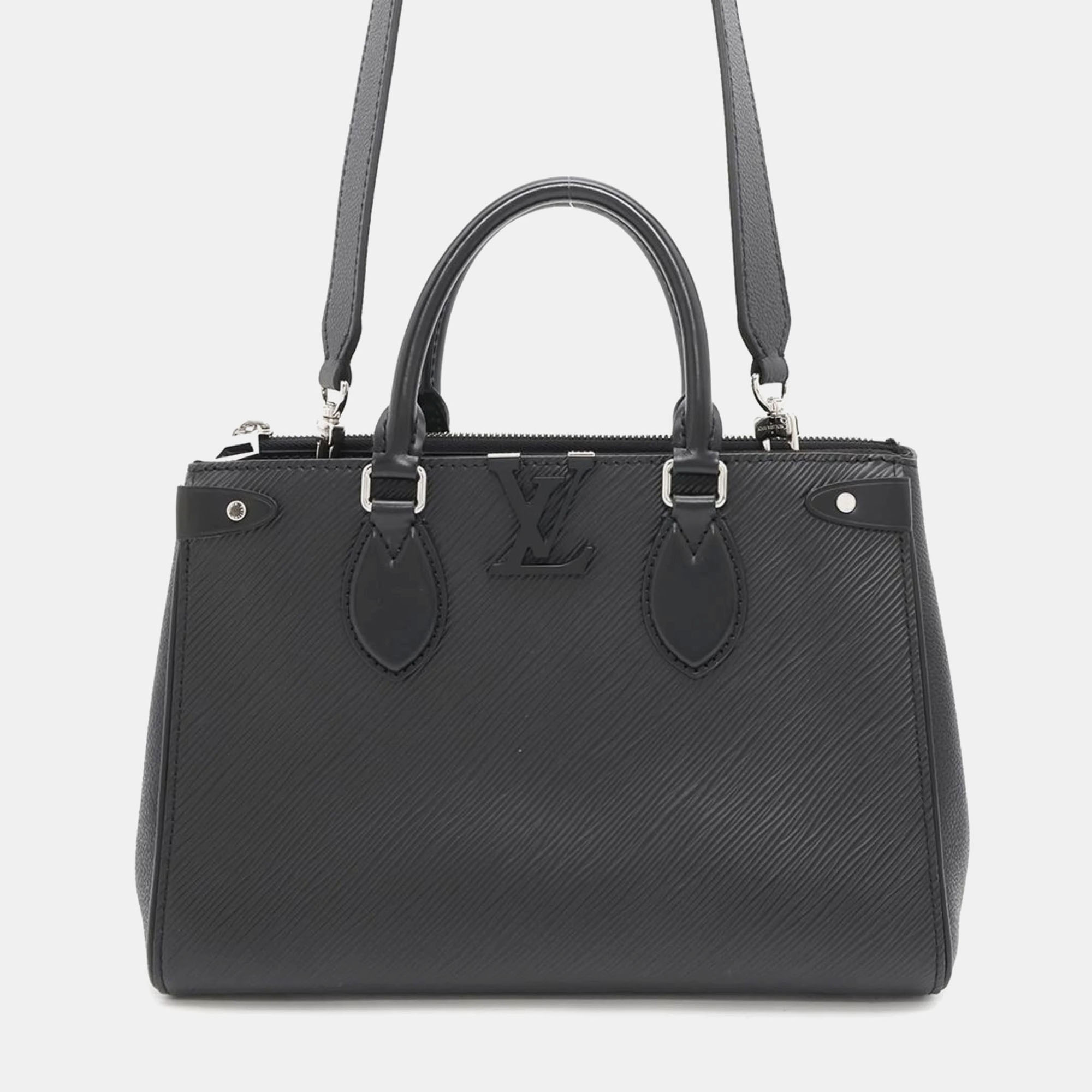 

Louis Vuitton Grenelle PM Black Epi Leather Tote Bag