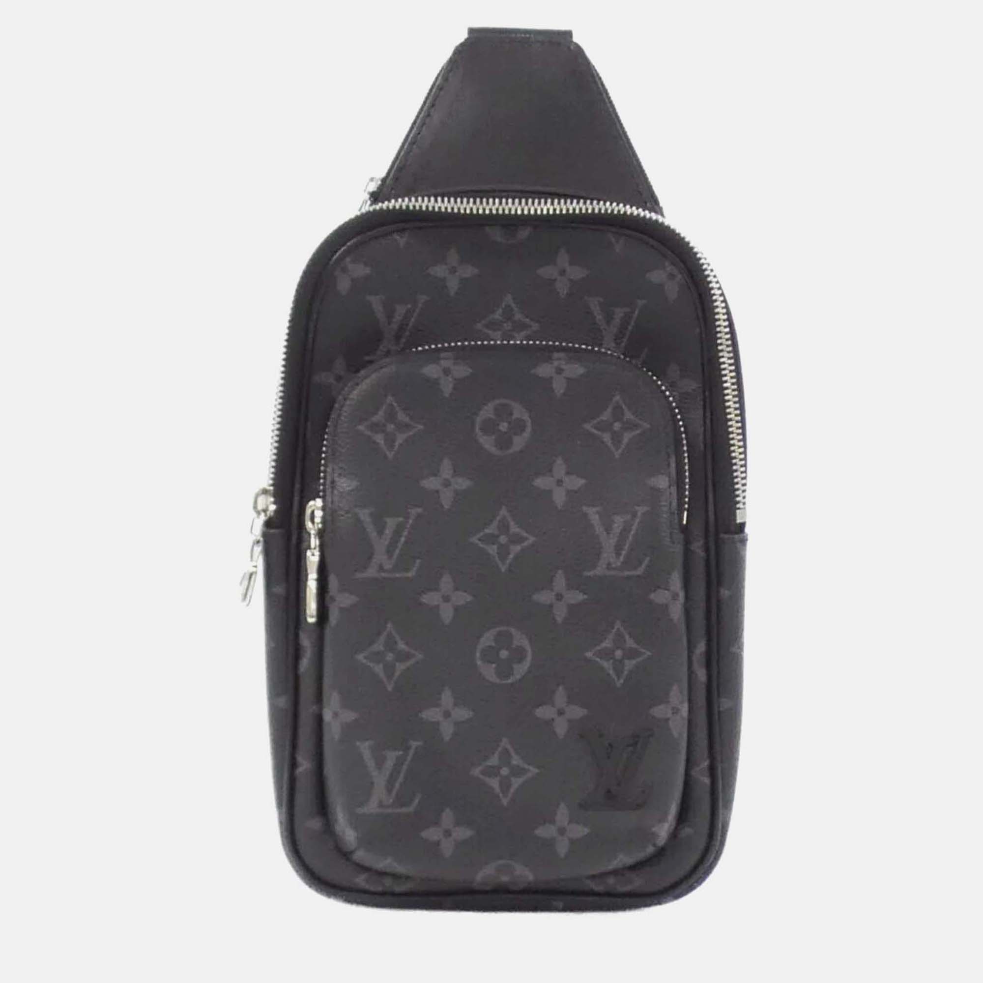 

Louis Vuitton Avenue Sling Monogram EclipseHandbag, Black