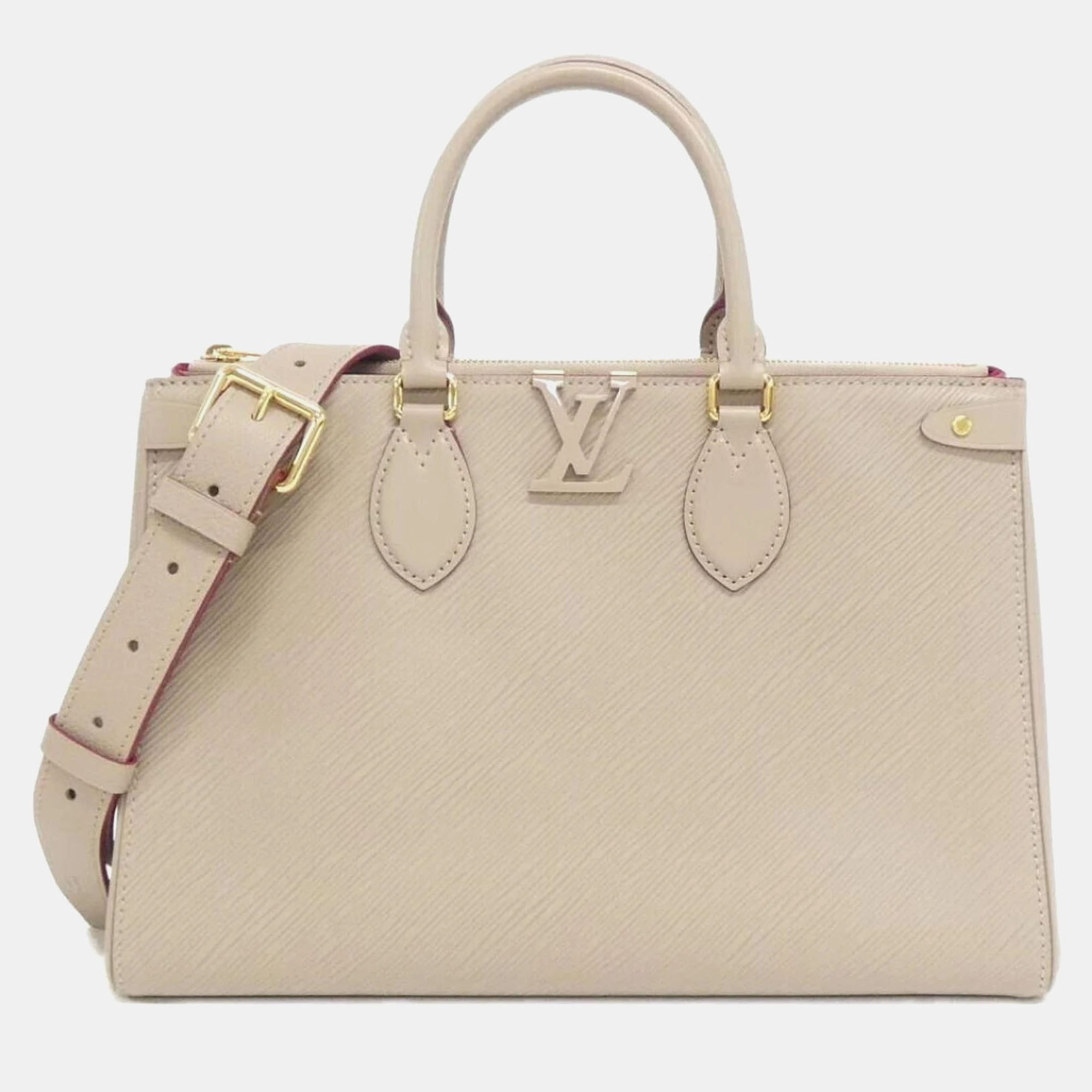 

Louis Vuitton Grenelle MM Galle Epi Leather Tote Bag, Beige