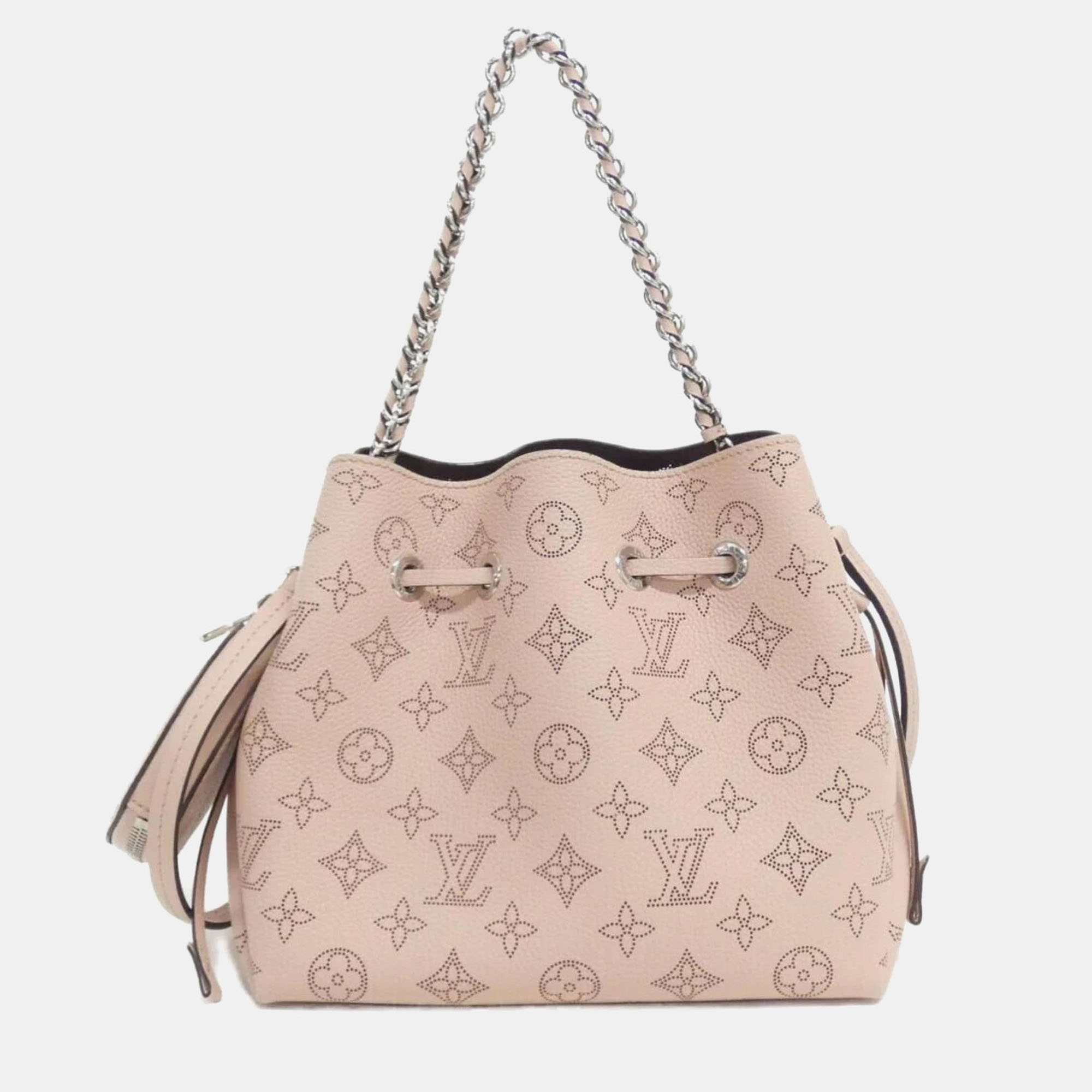 

Louis Vuitton Bella Magnolia Mahina Leather Shoulder Bag, Beige