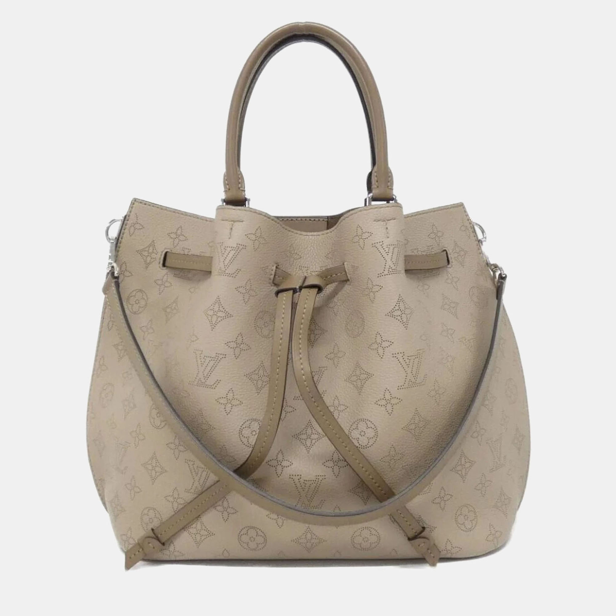 

Louis Vuitton Girolata Galle Mahina Leather Tote Bag, Black