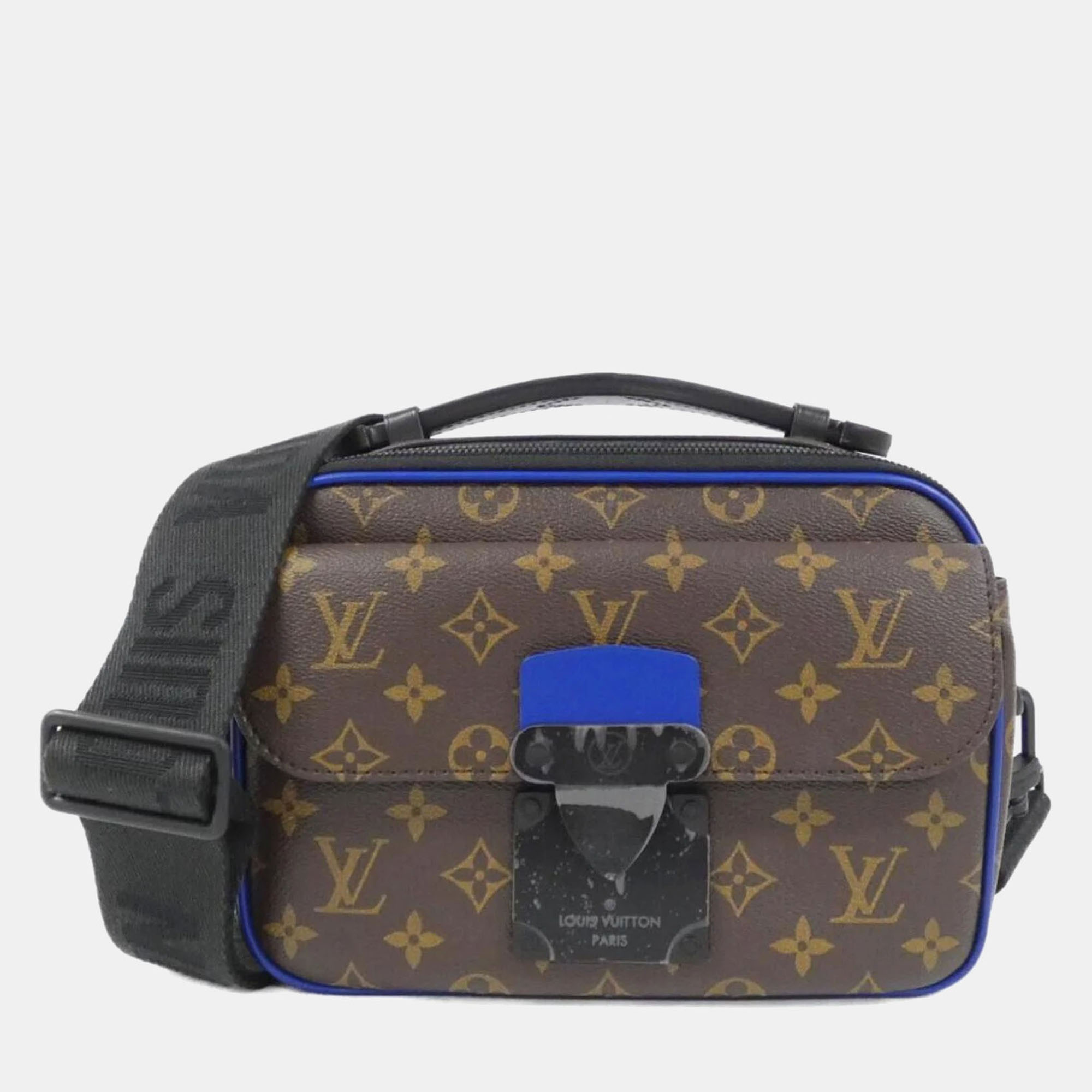 

Louis Vuitton  Lock Monogram Macassar Canvas Messenger Bag, Brown