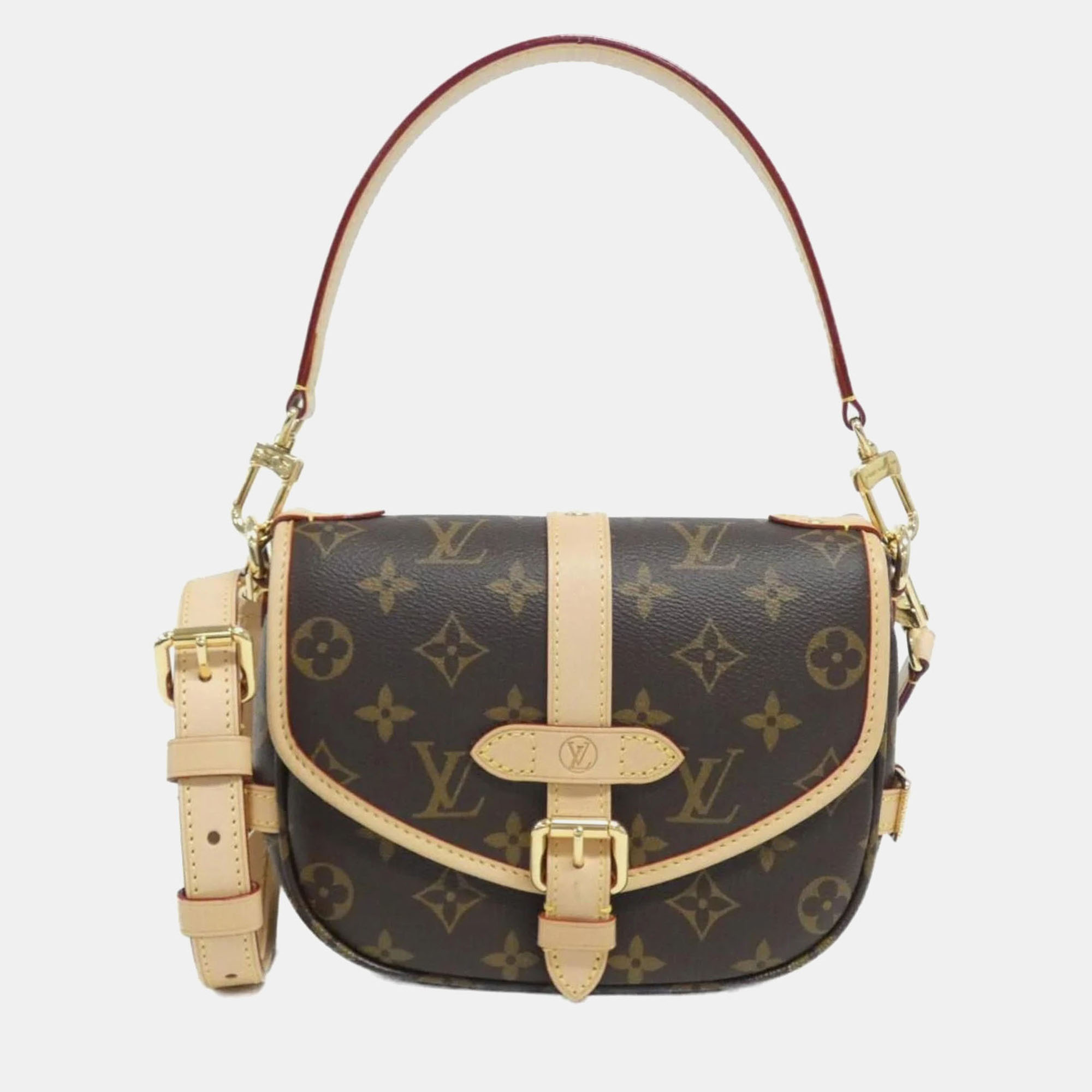 

Louis Vuitton Saumur BB Monogram Canvas Shoulder Bag, Brown