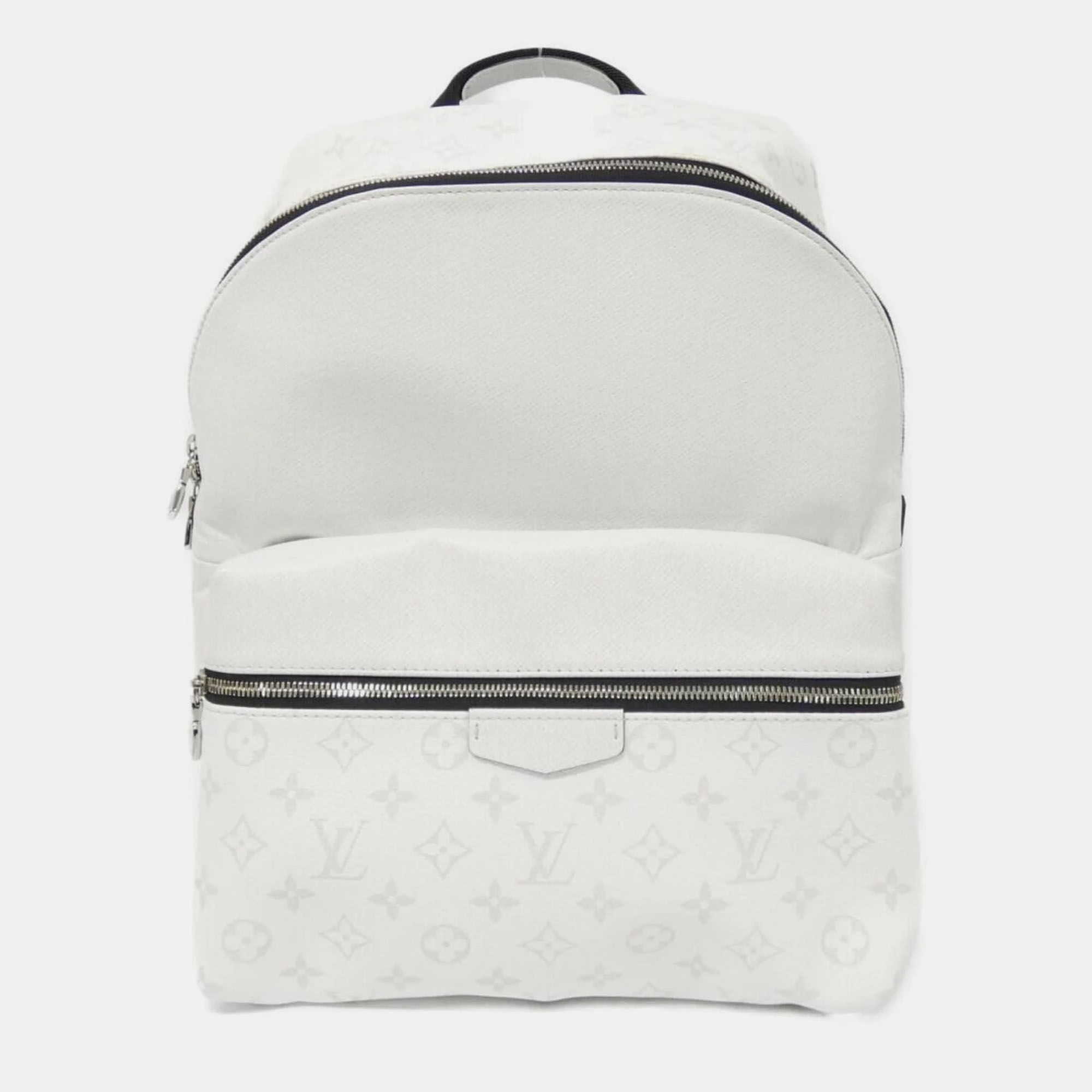 

Louis Vuitton Discovery PM White Taiga Leather Backpack