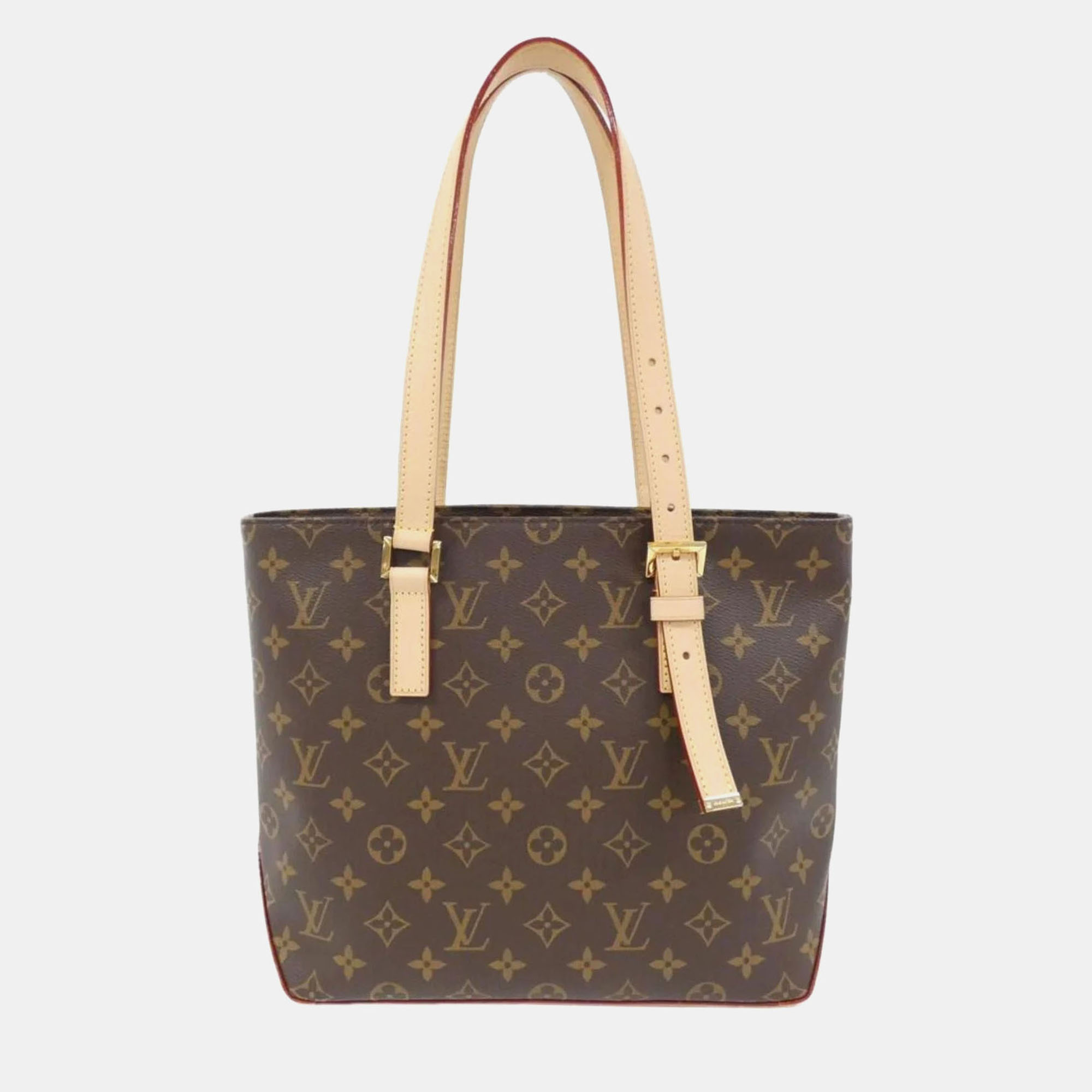 

Louis Vuitton Piano Monogram Canvas Tote Bag, Brown