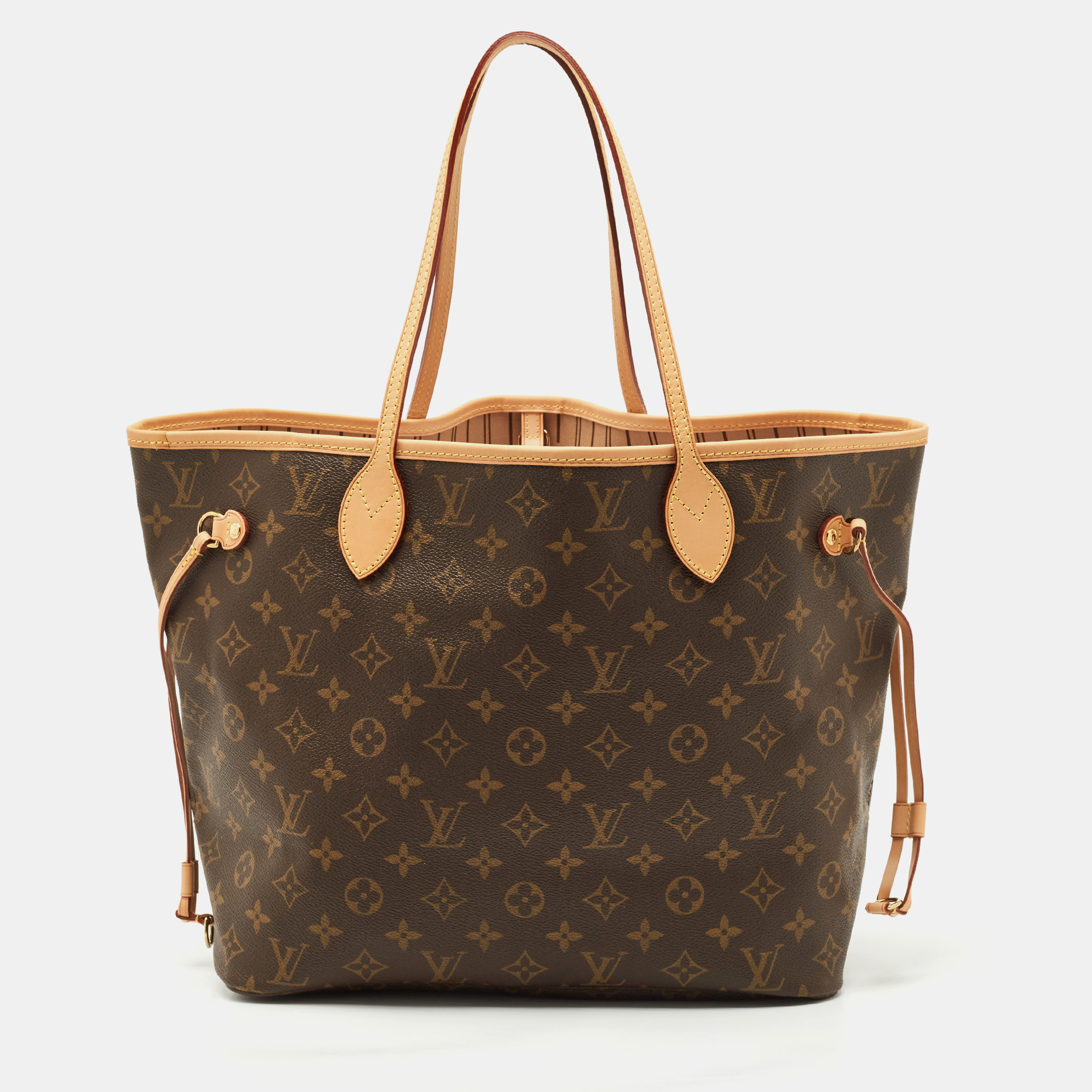 

Louis Vuitton Monogram Canvas Neverfull MM Bag, Brown