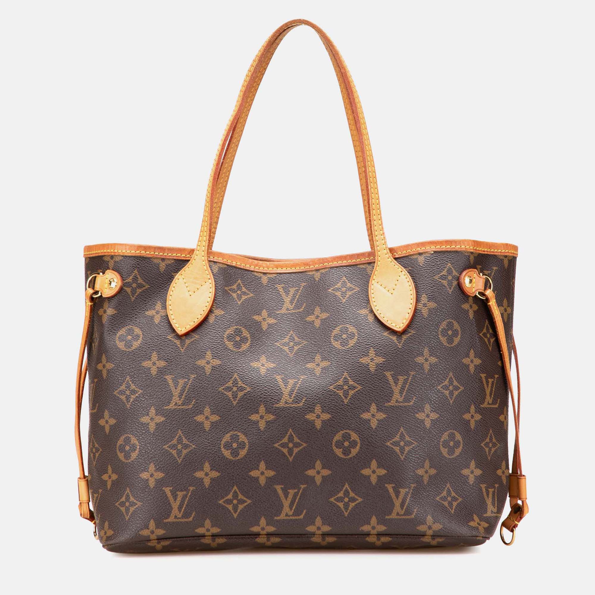 

Louis Vuitton Brown Monogram Neverfull PM