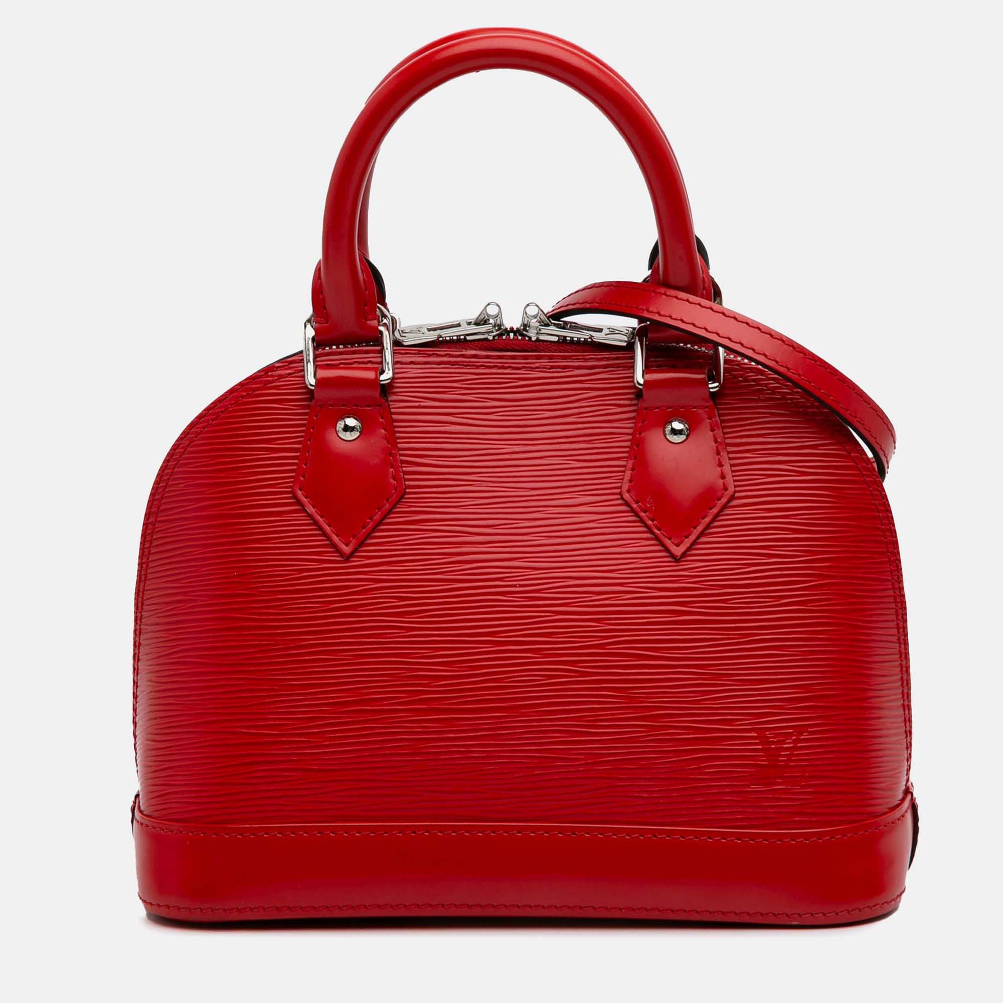 

Louis Vuitton Red Epi Alma BB Bag