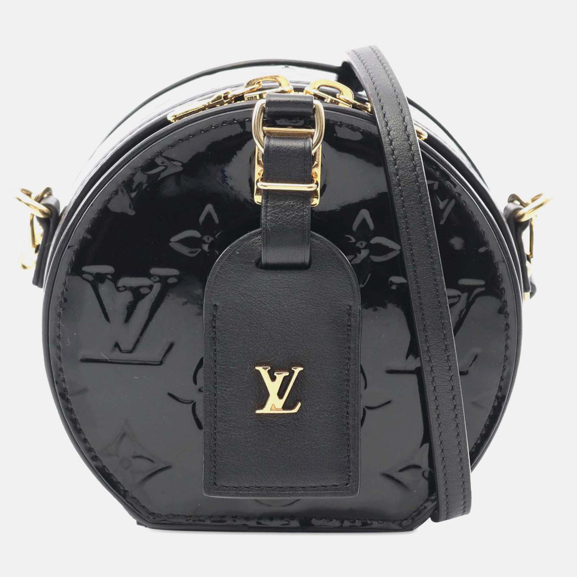 

Louis Vuitton Black Vernis Mini Boite Chapeau Souple