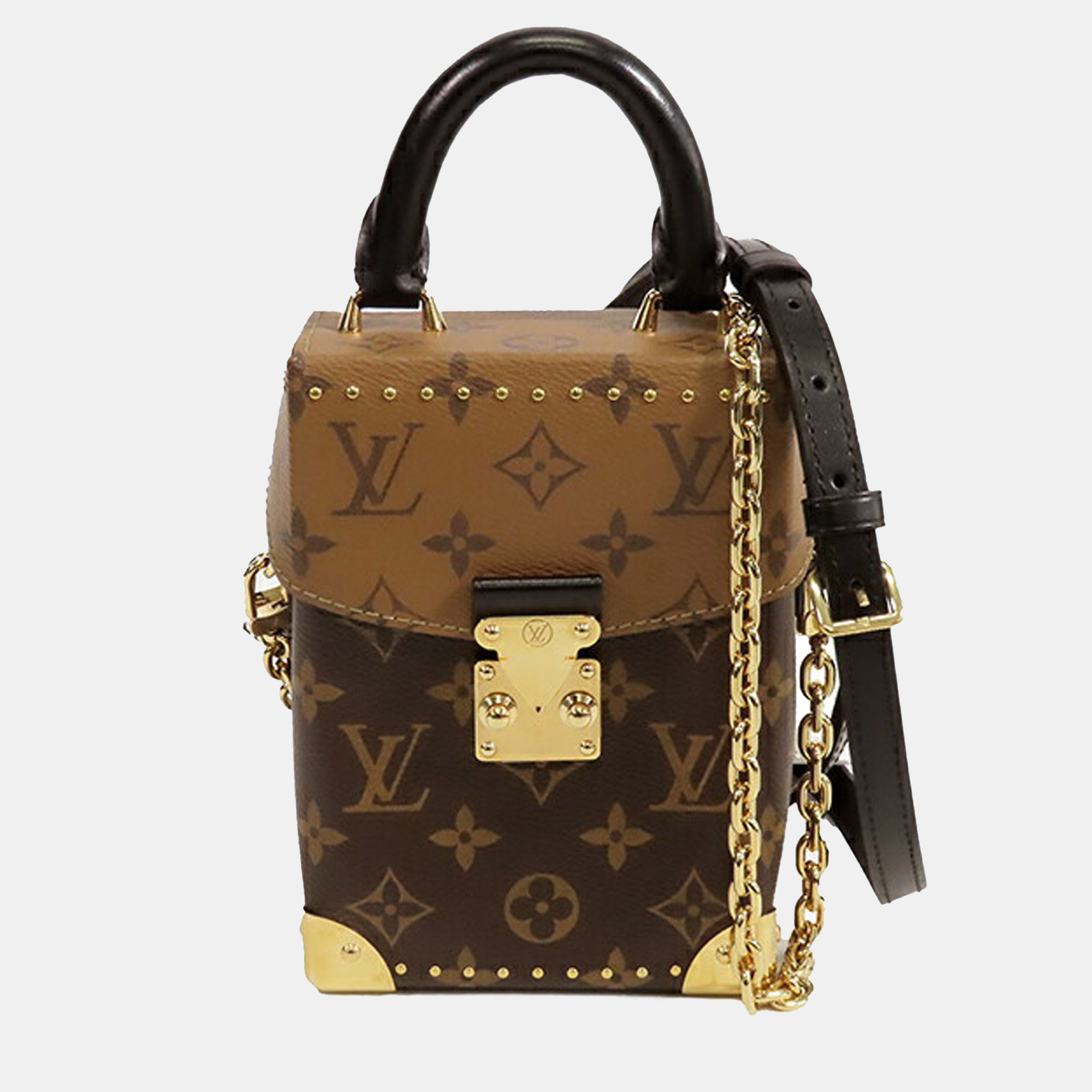 

Louis Vuitton Brown Monogram Reverse Camera Box