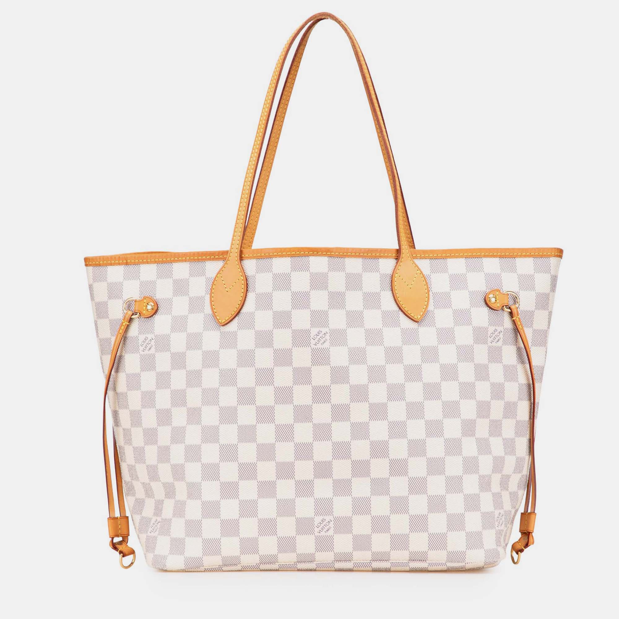 

Louis Vuitton Grey White Damier Azur Neverfull MM