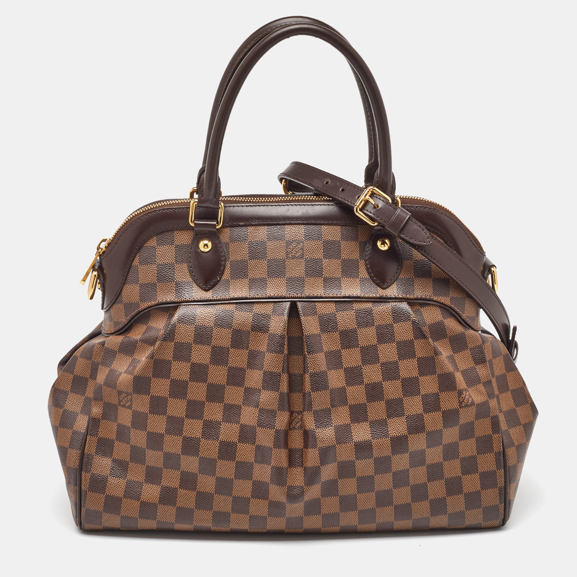 

Louis Vuitton Damier Ebene Canvas Trevi GM Bag, Brown