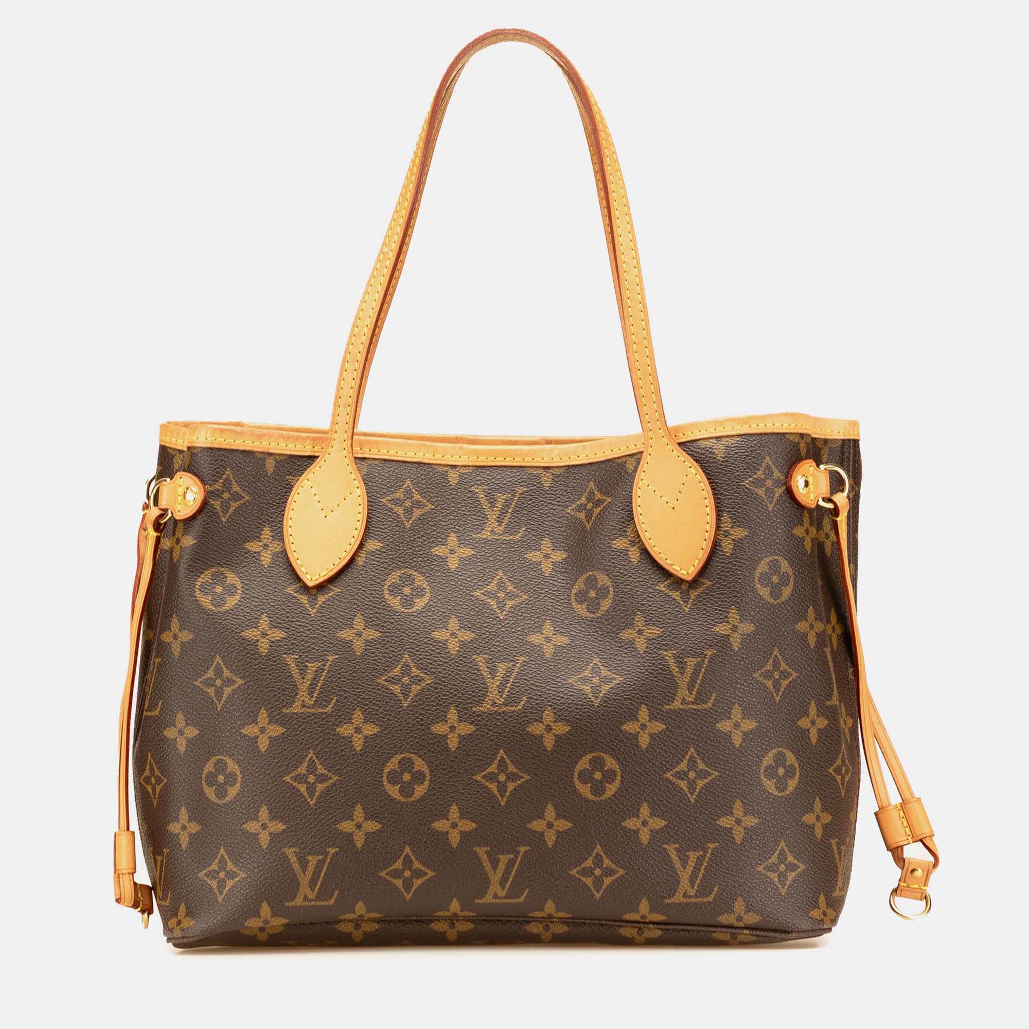 

Louis Vuitton Brown Monogram Neverfull PM