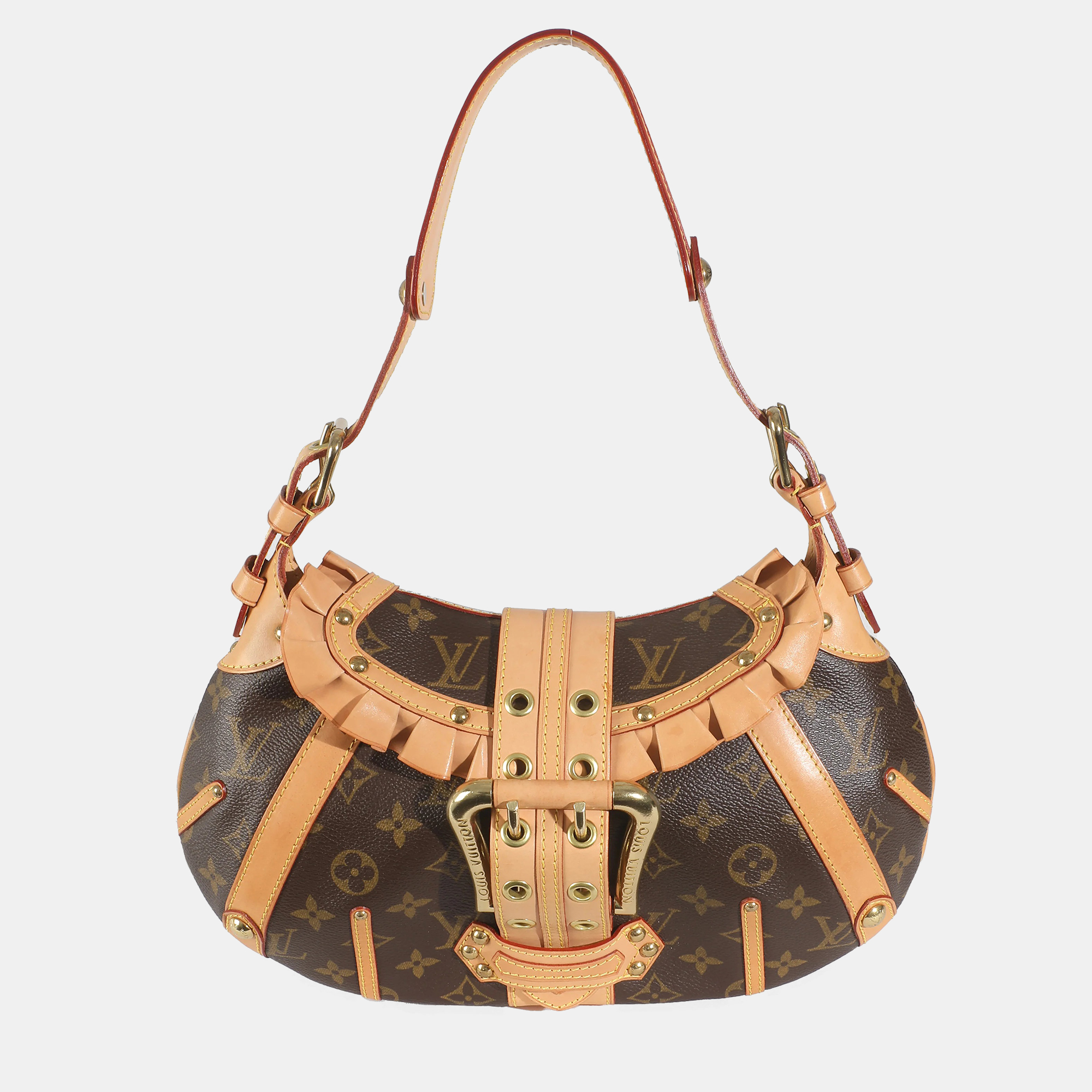 

Louis Vuitton Monogram Canvas Leonor, Brown