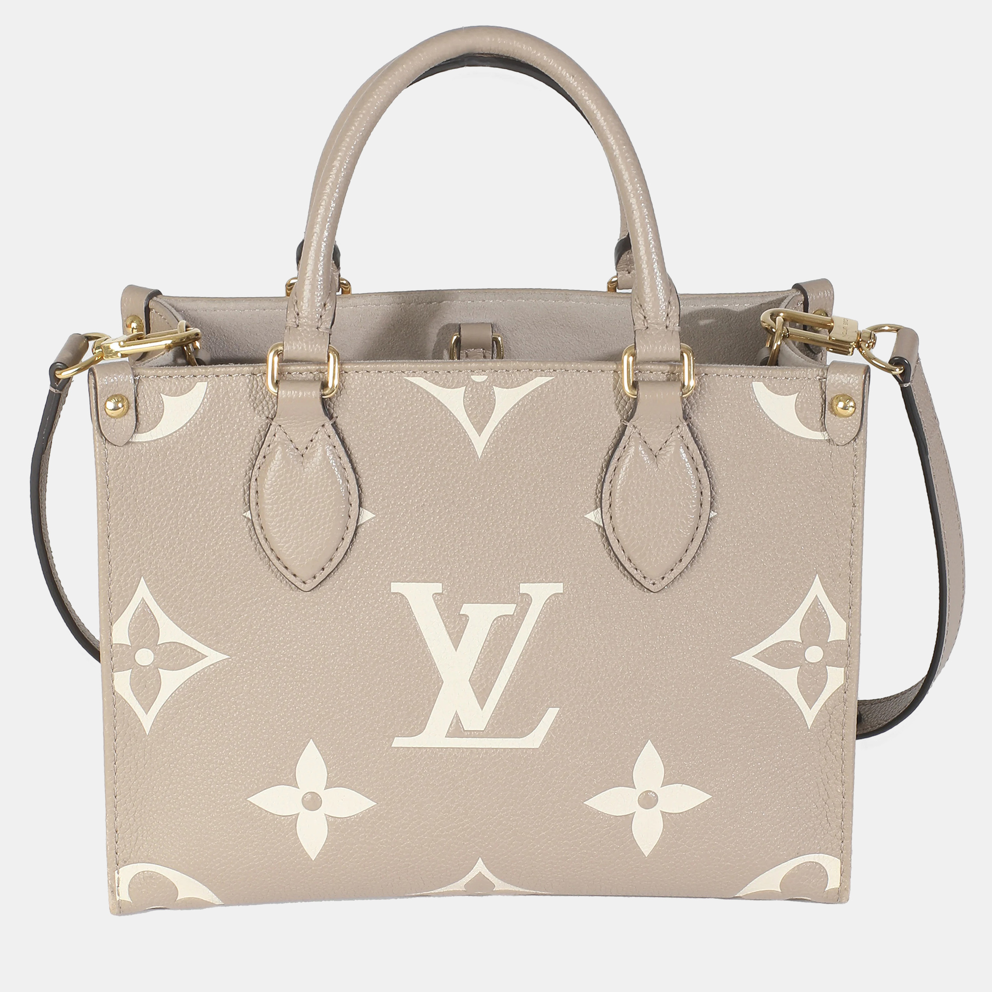 

Louis Vuitton Dove Cream Monogram Empreinte Onthego PM