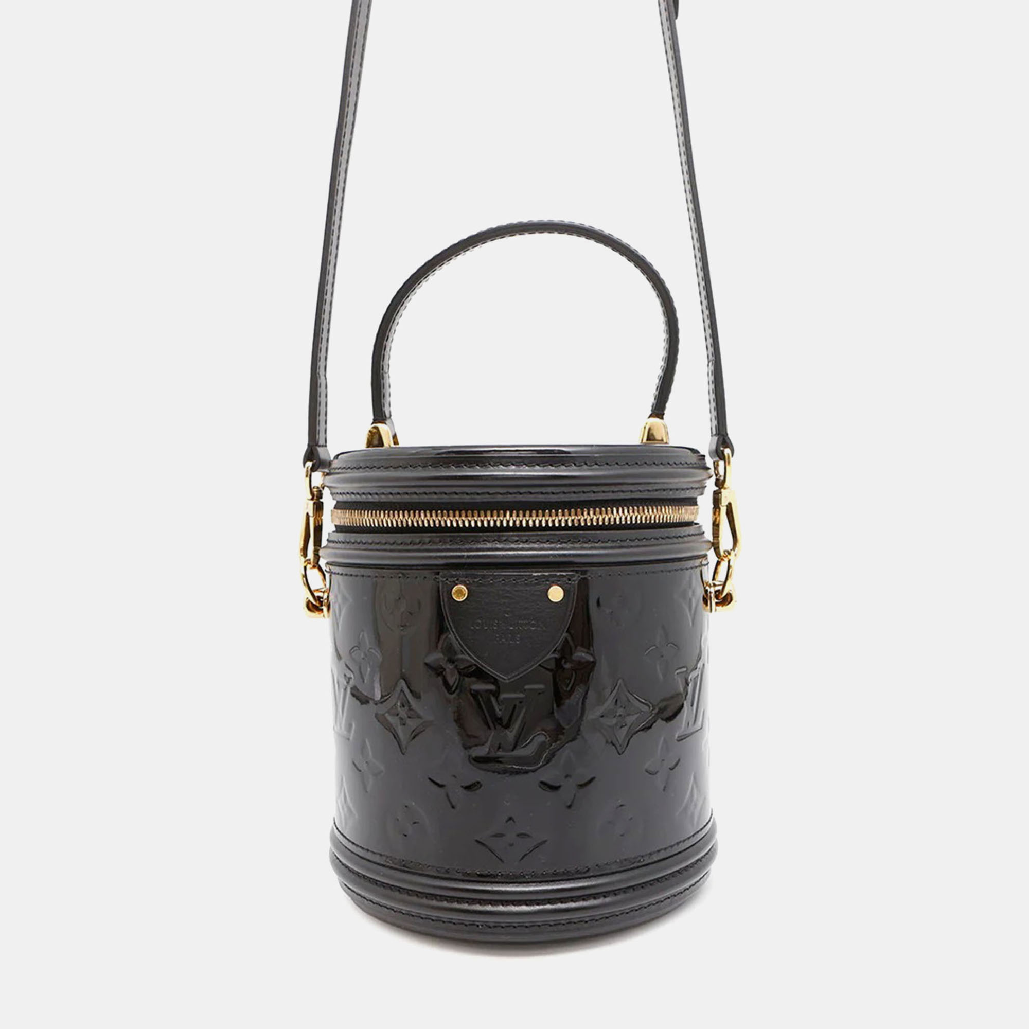 

Louis Vuitton Cannes Noir Monogram Vernis Leather Size Pm, Black