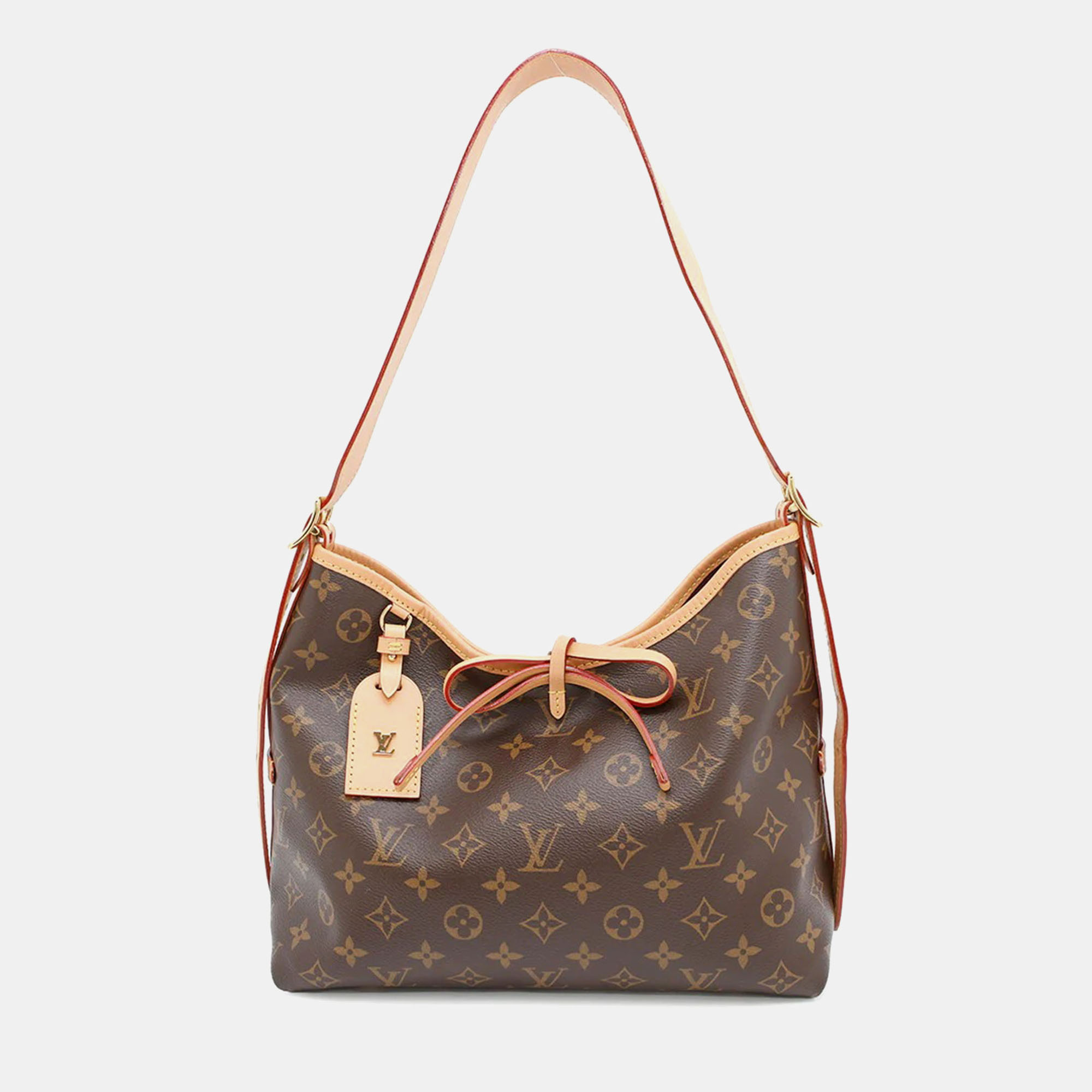 

Louis Vuitton Carryall NM PM Bordeaux Monogram Hobo Bag, Brown